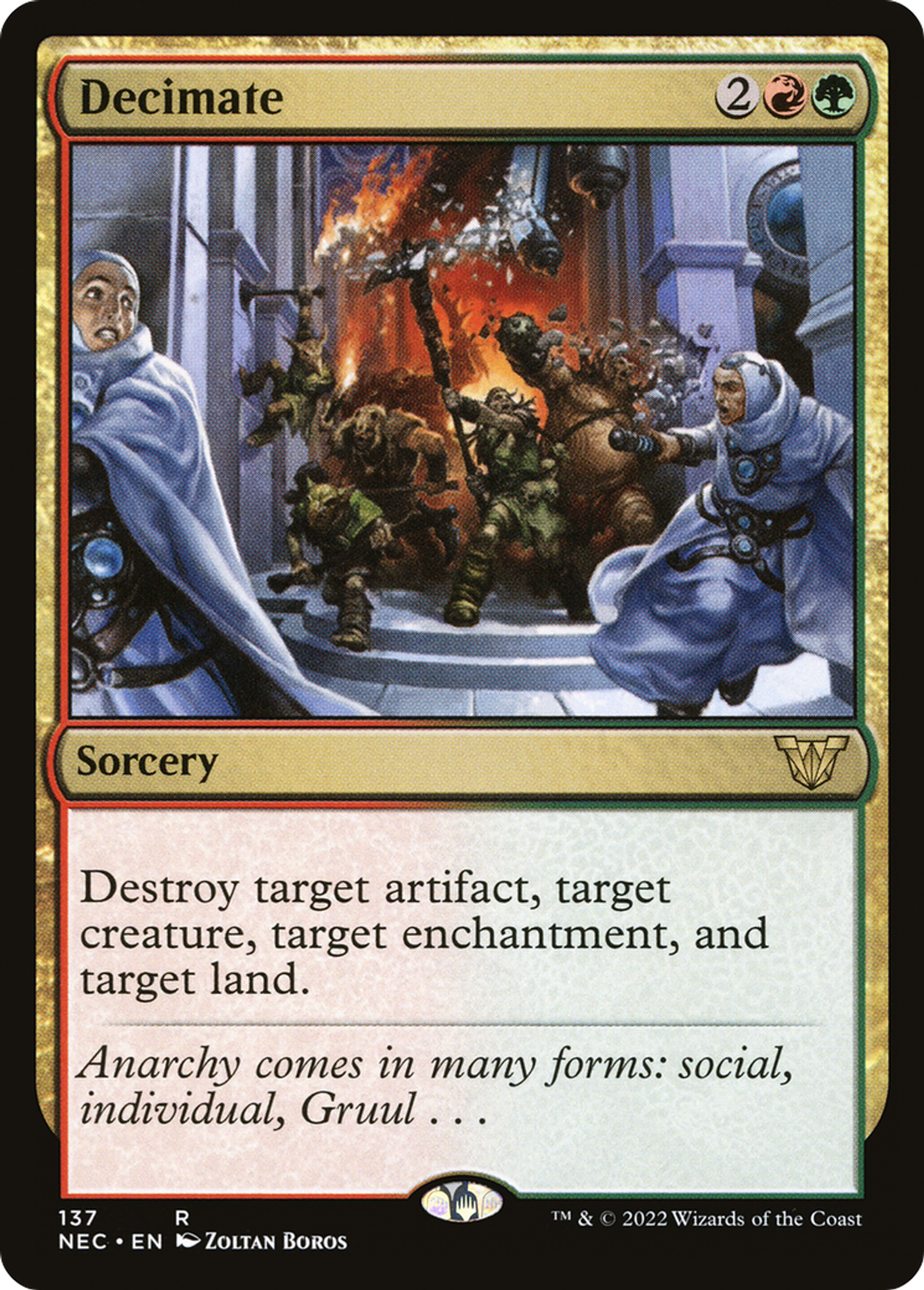 Decimate — Neon Dynasty Commander — Magic: The Gathering