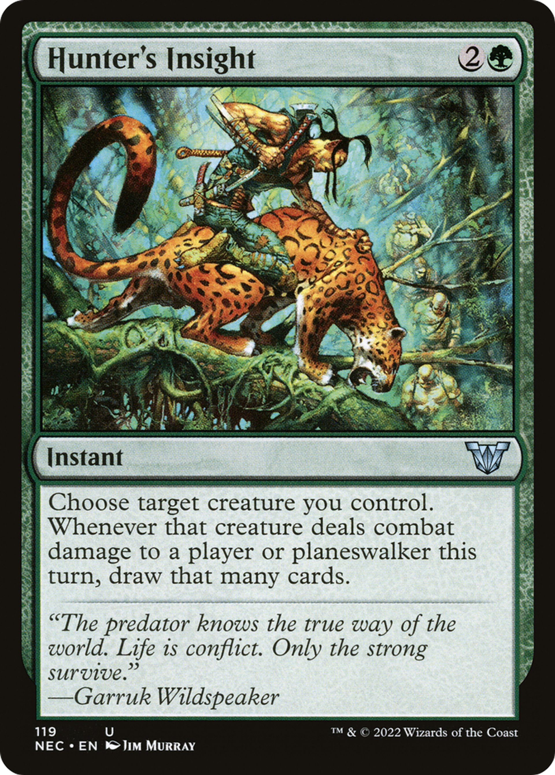 Hunter's Insight — Neon Dynasty Commander — Magic: The Gathering