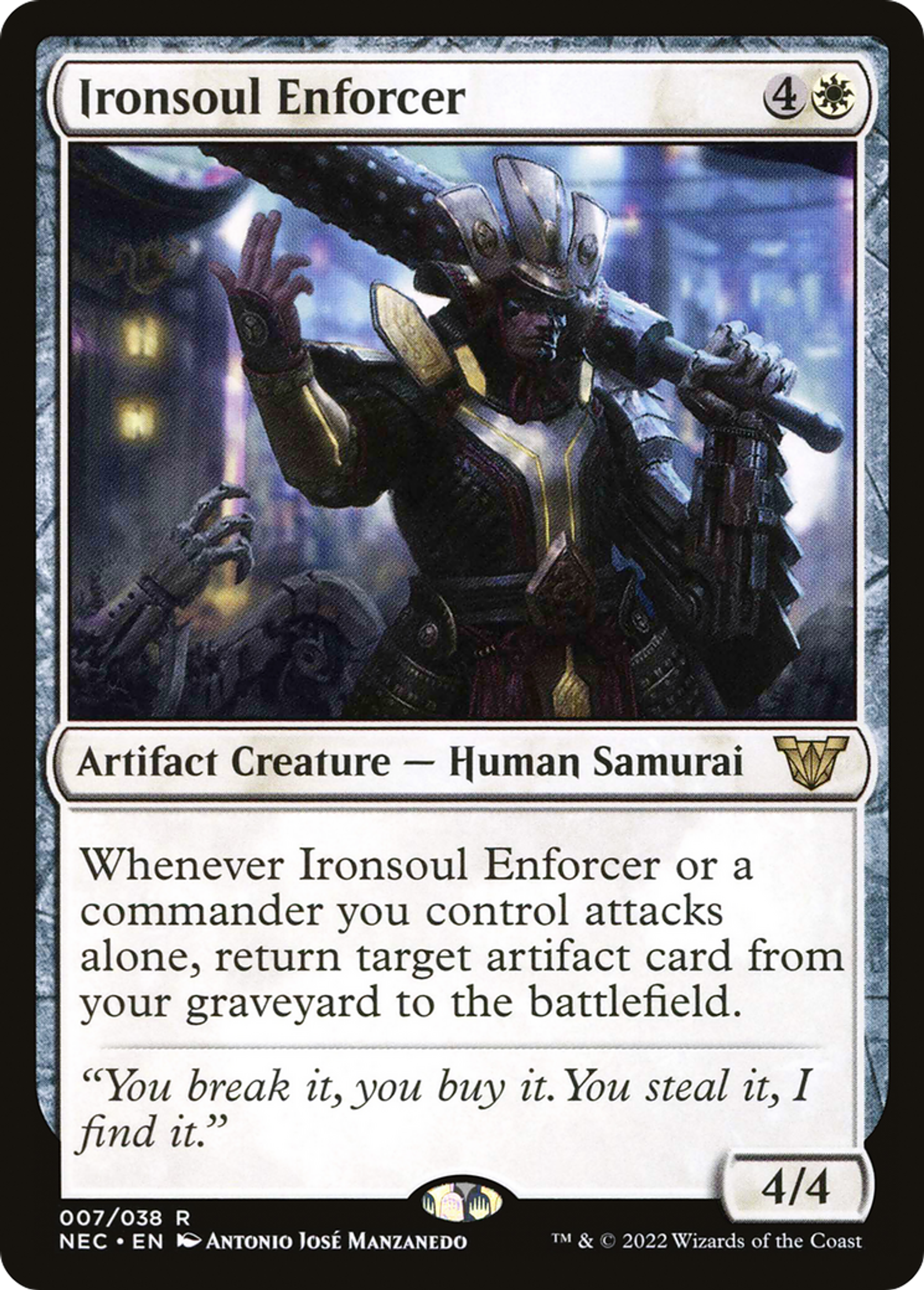 Ironsoul Enforcer — Neon Dynasty Commander — Magic: The Gathering