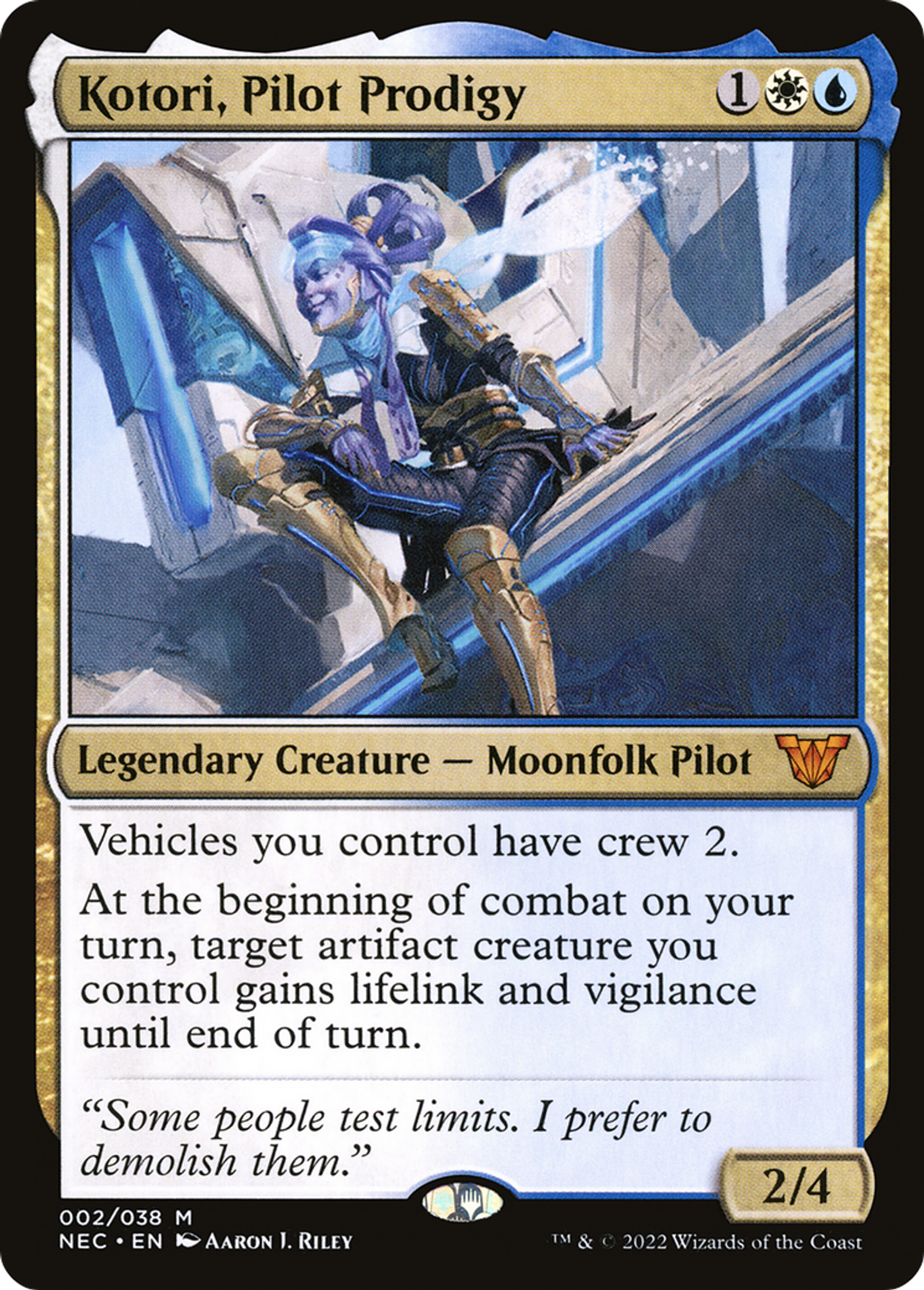 Kotori, Pilot Prodigy — Neon Dynasty Commander — Magic: The Gathering