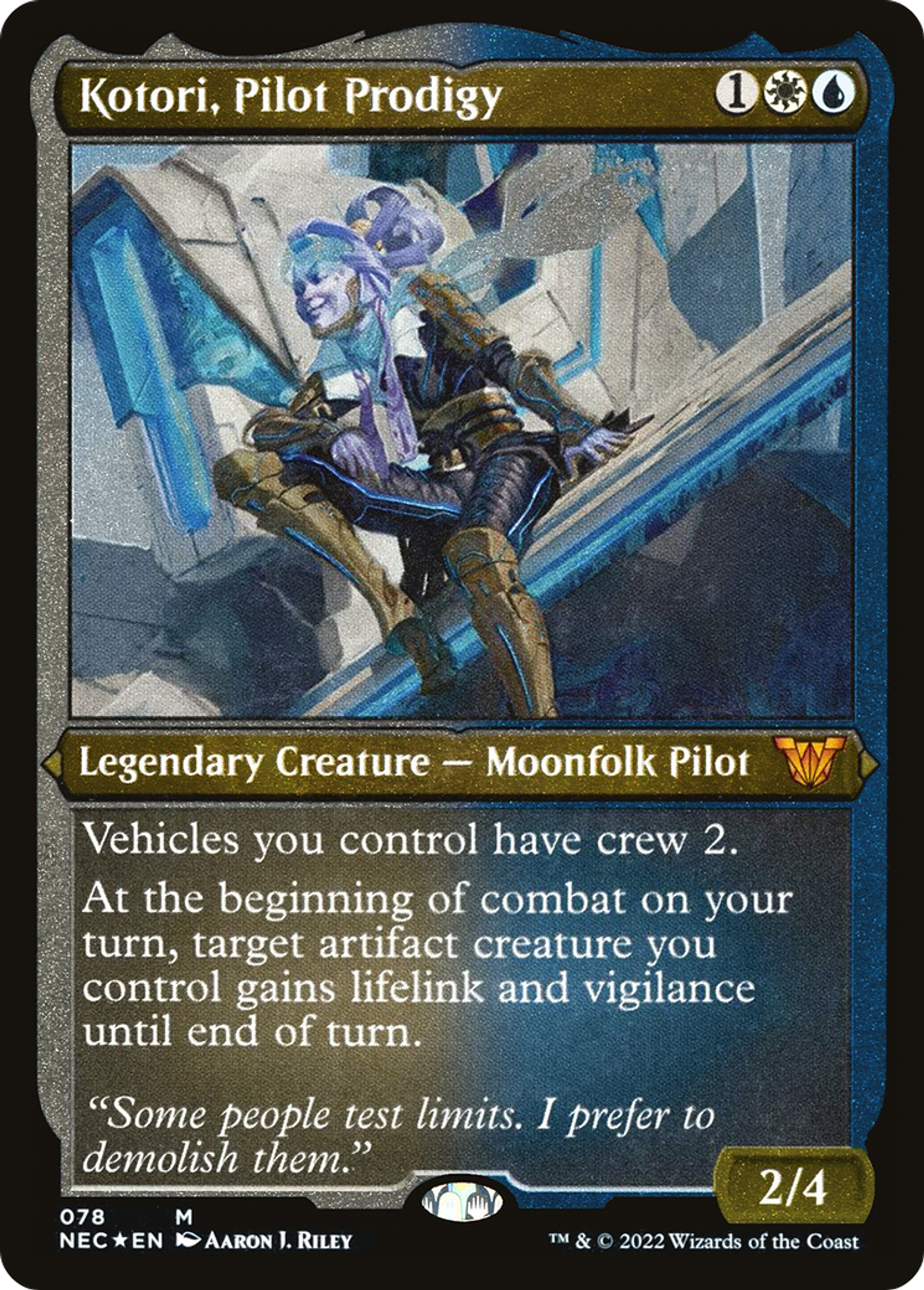 Kotori, Pilot Prodigy — Neon Dynasty Commander — Magic: The Gathering