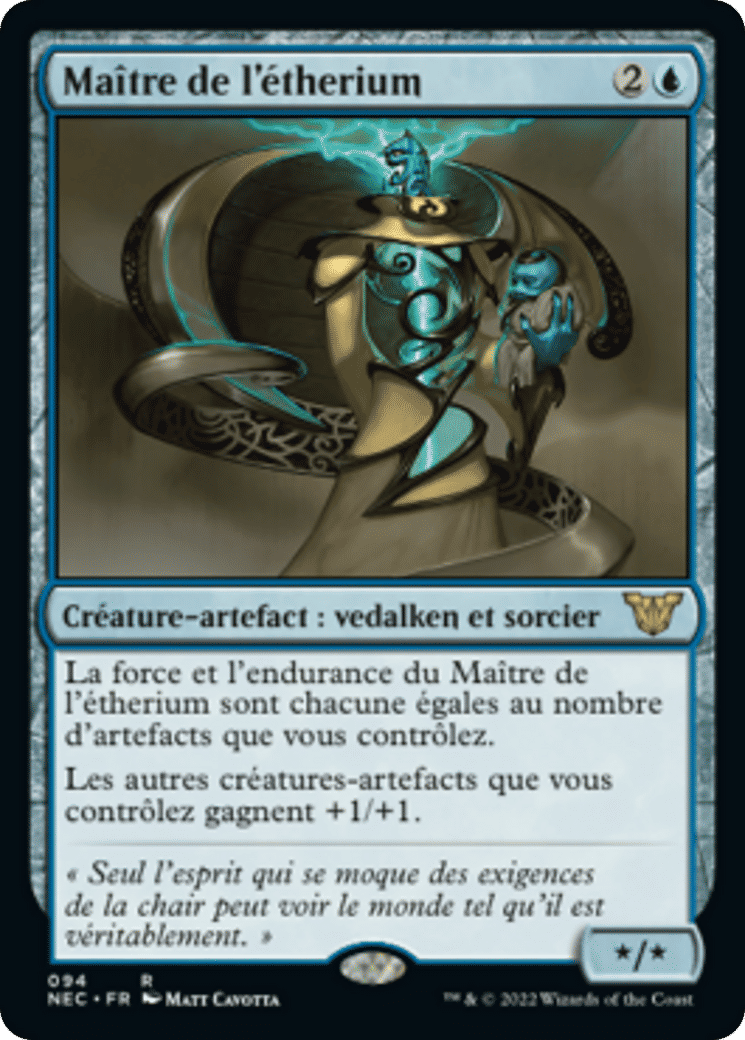 Maître de l'étherium — Neon Dynasty Commander — Magic: The Gathering