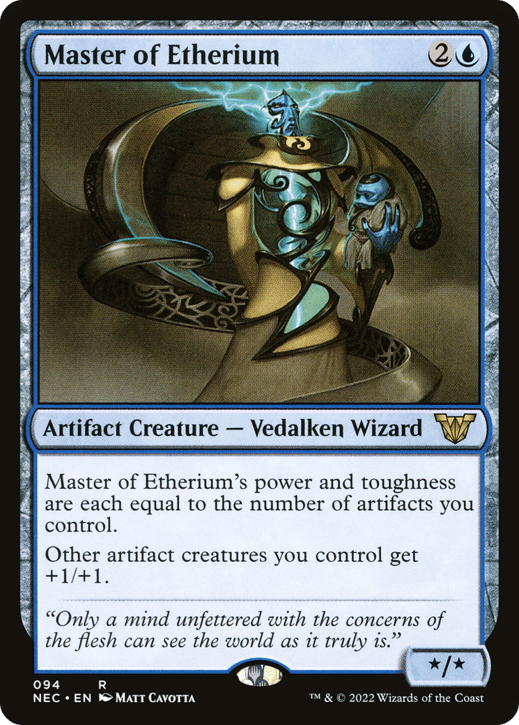 Master of Etherium — Neon Dynasty Commander — Magic: The Gathering