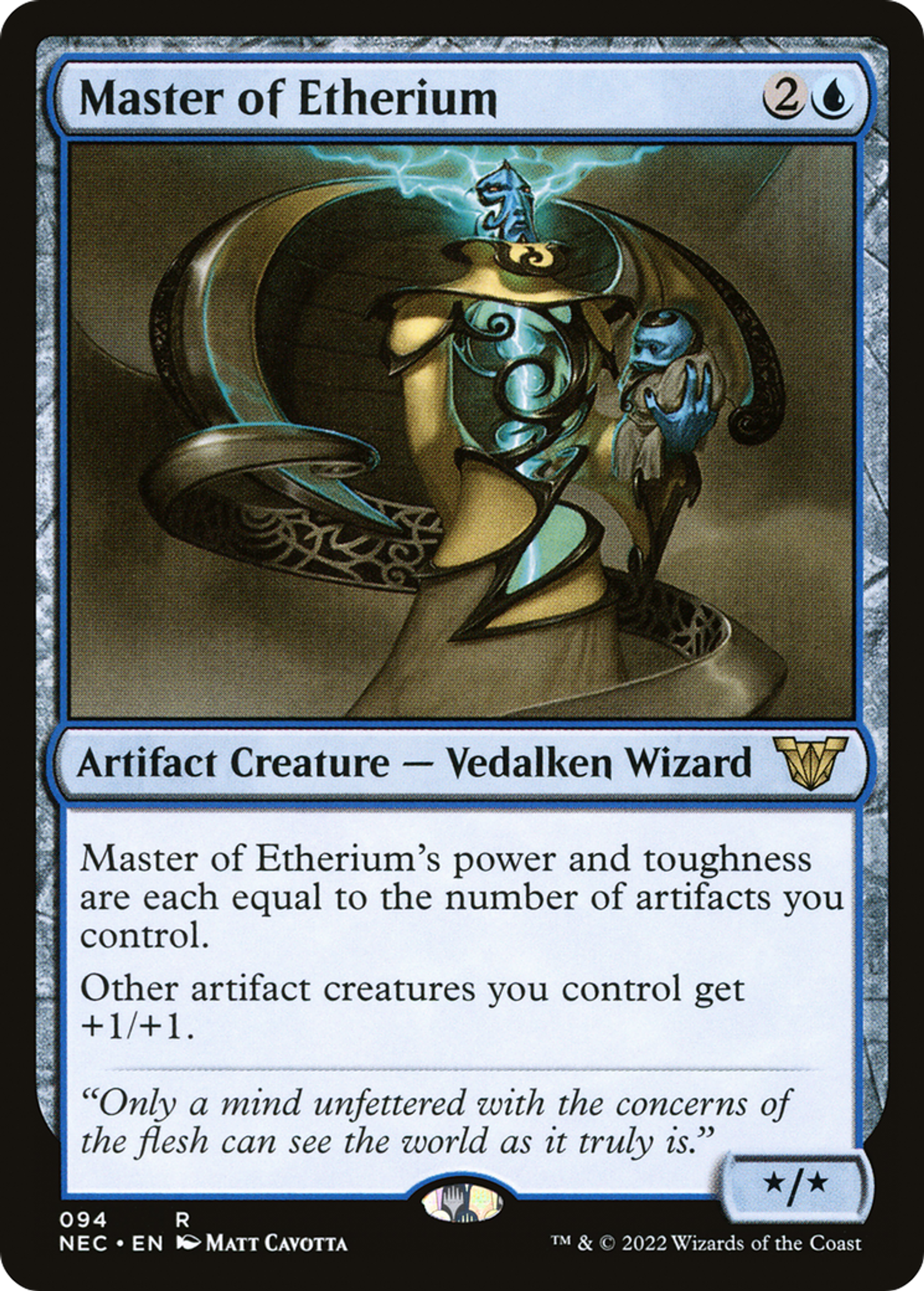 Master of Etherium — Neon Dynasty Commander — Magic: The Gathering