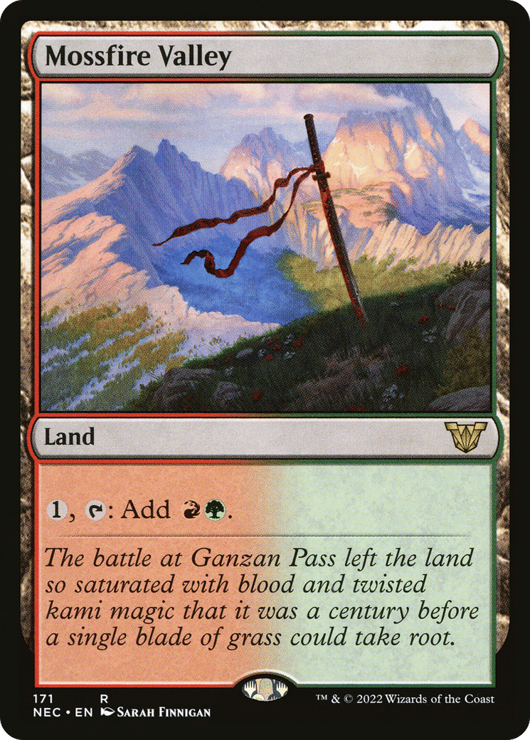 Mossfire Valley — Neon Dynasty Commander — Magic: The Gathering