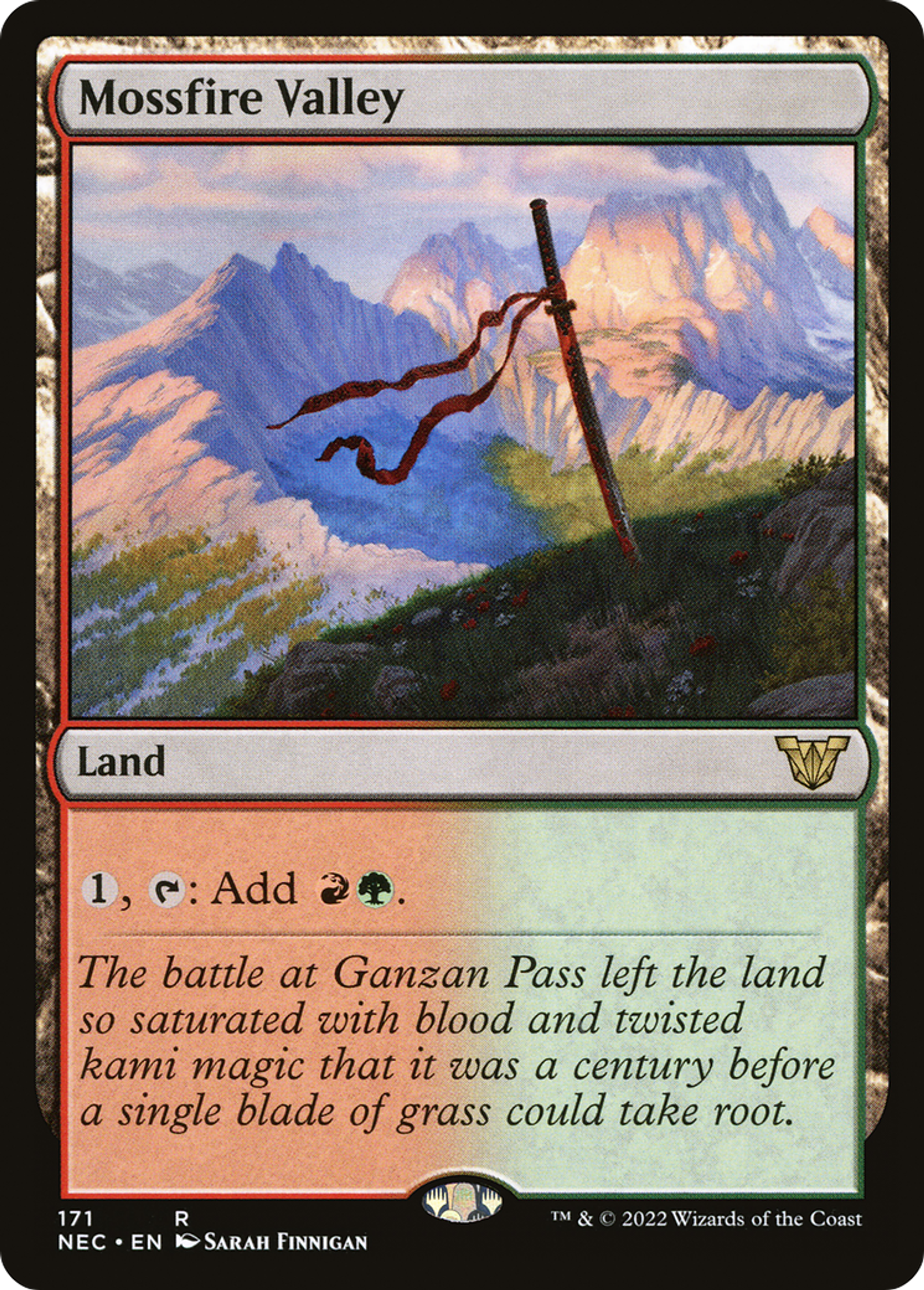Mossfire Valley — Neon Dynasty Commander — Magic: The Gathering