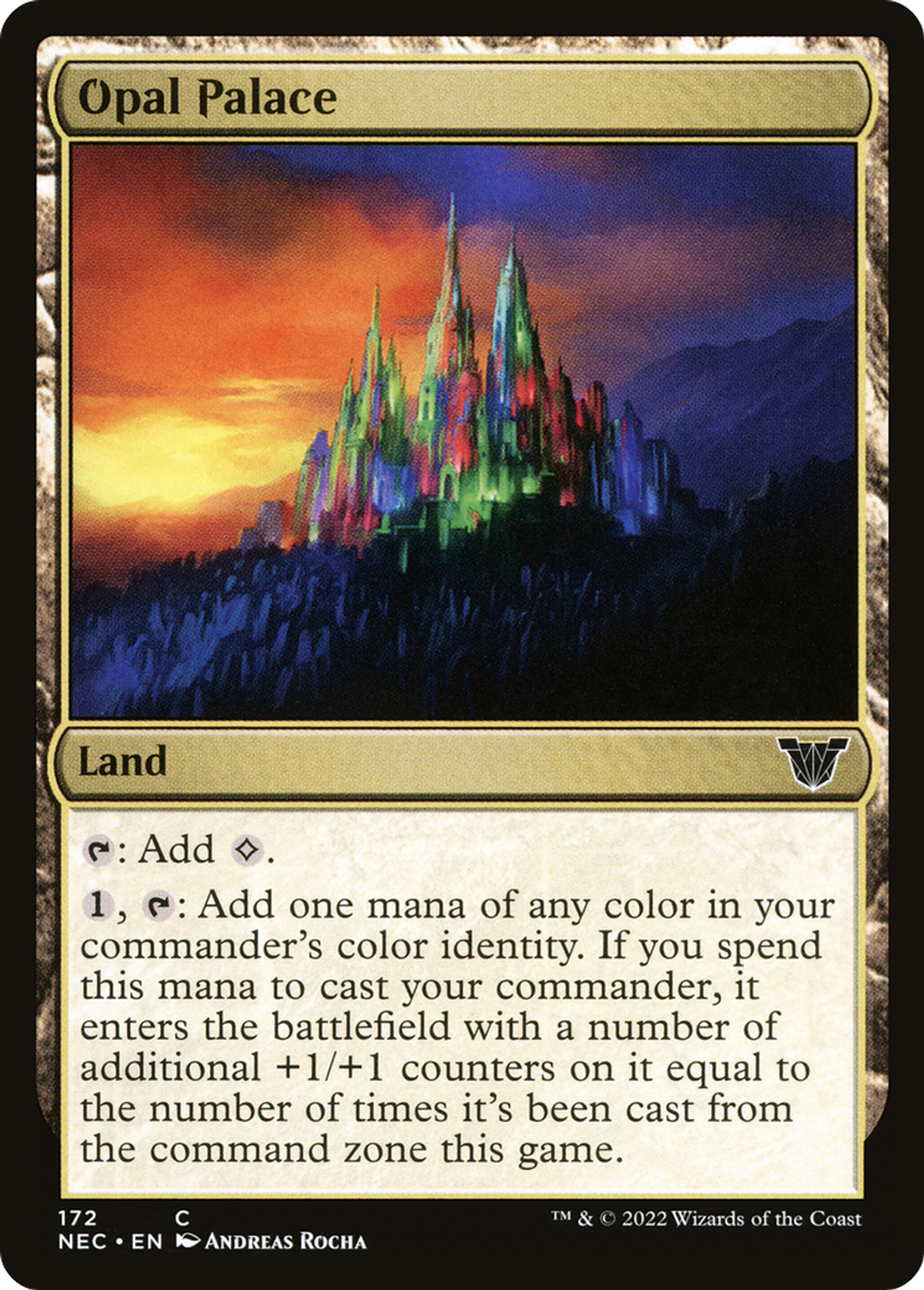 Opal Palace — Neon Dynasty Commander — Magic: The Gathering