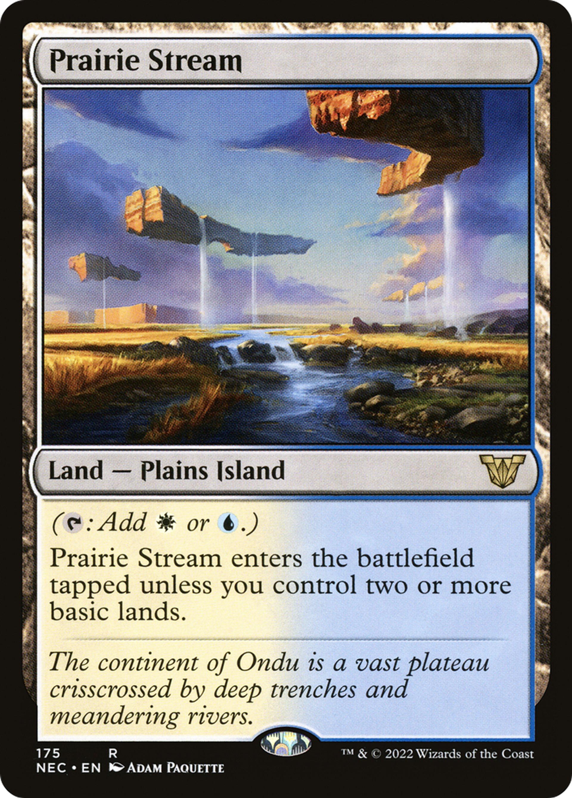 Prairie Stream — Neon Dynasty Commander — Magic: The Gathering