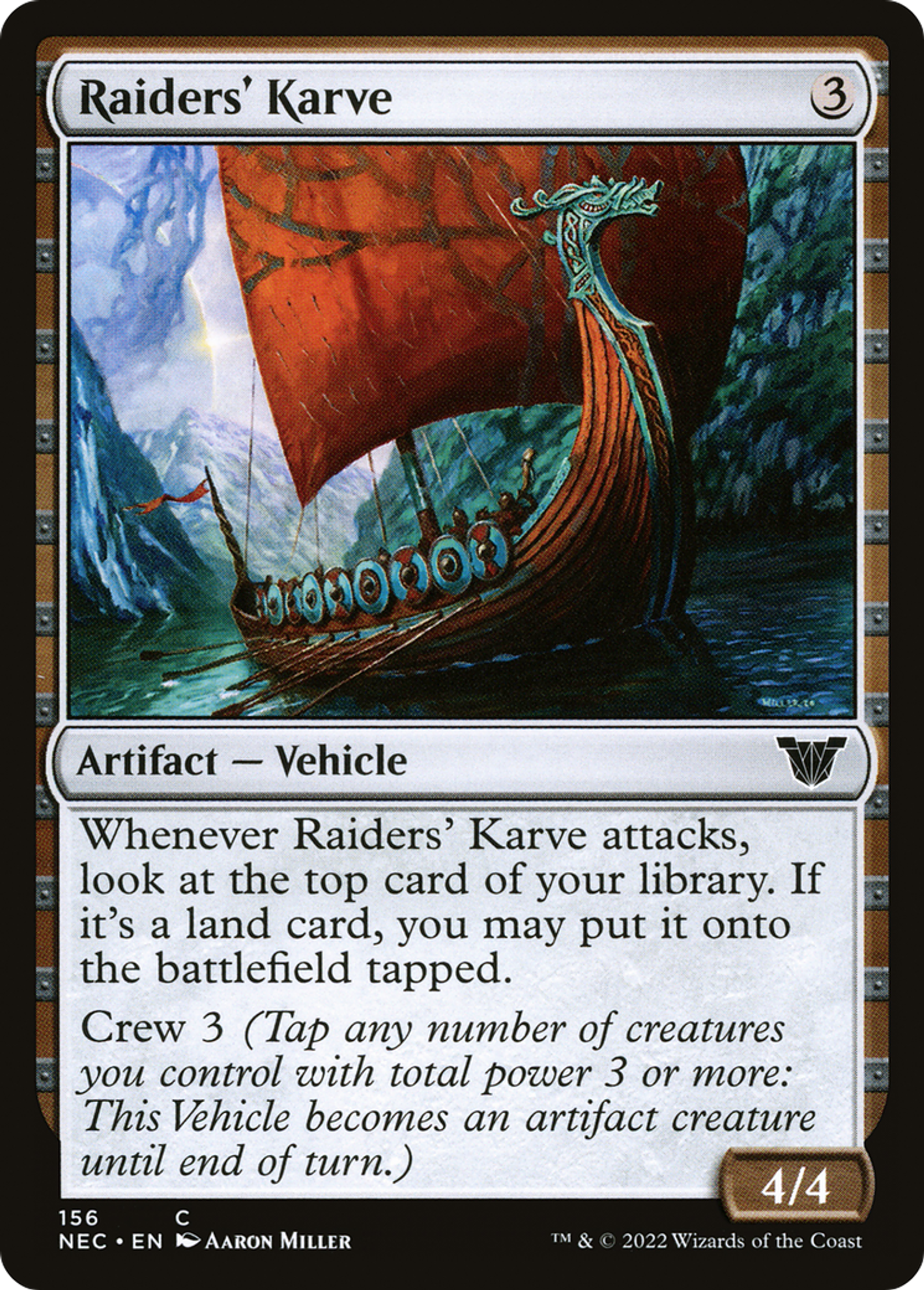 Raiders' Karve — Neon Dynasty Commander — Magic: The Gathering