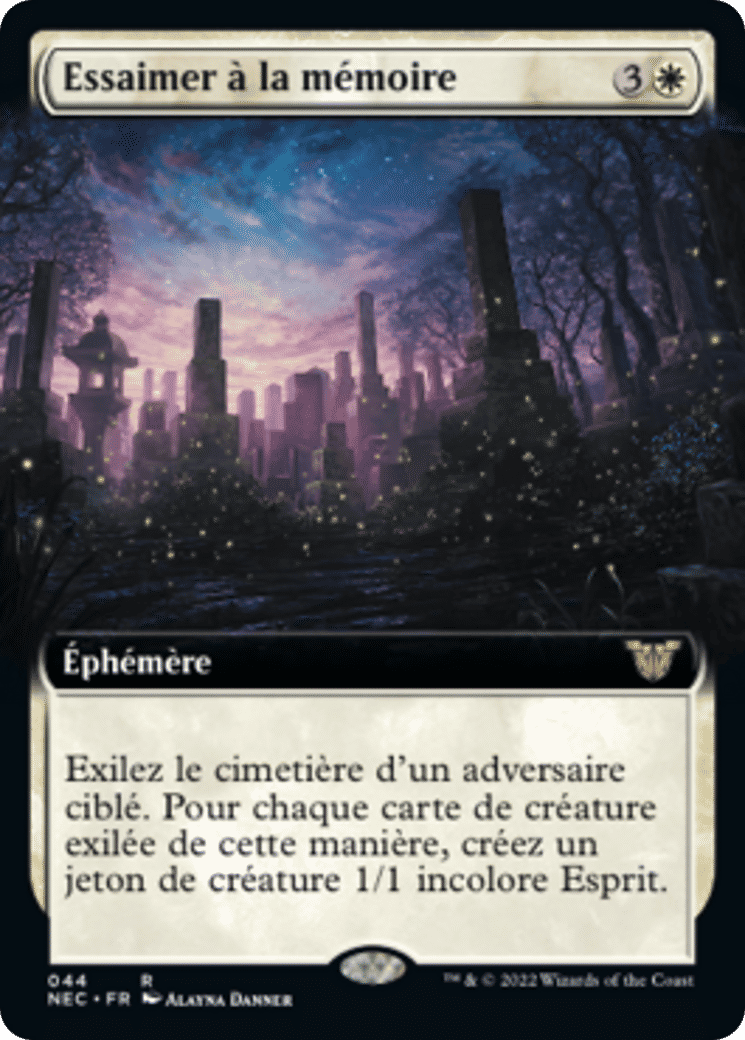 Essaimer à la mémoire — Neon Dynasty Commander — Magic: The Gathering