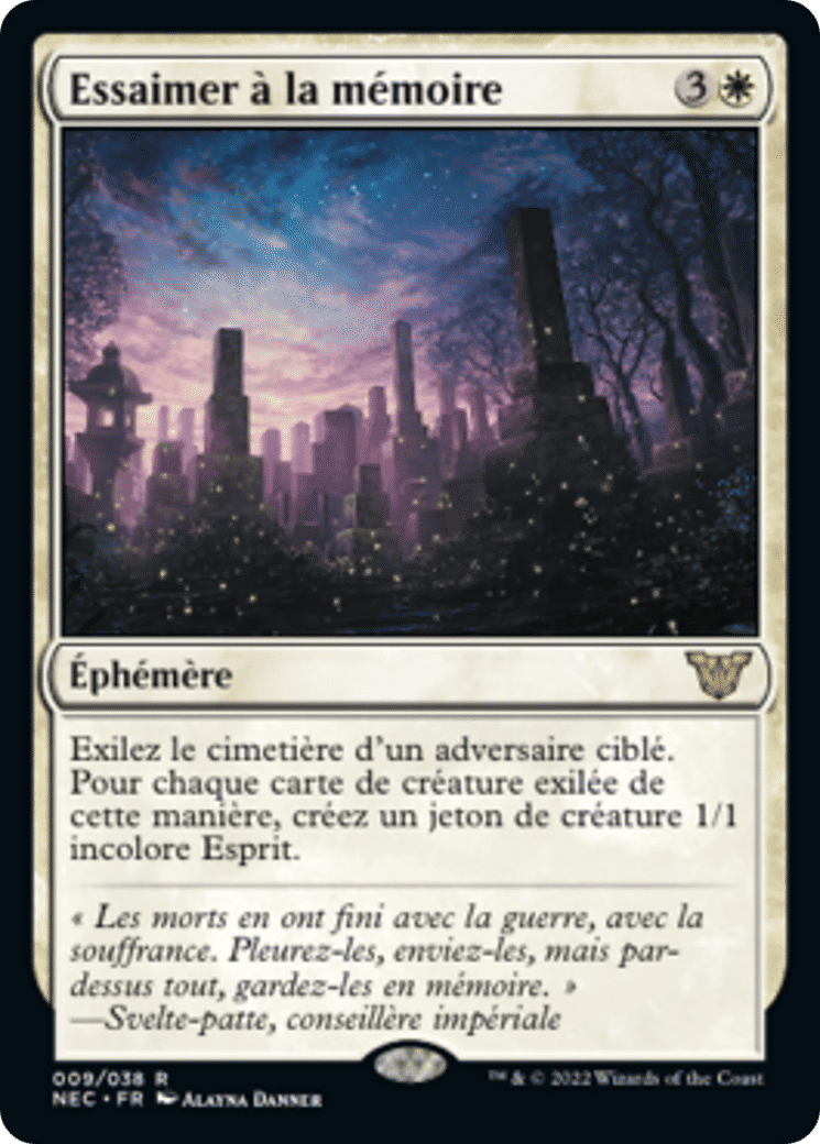 Essaimer à la mémoire — Neon Dynasty Commander — Magic: The Gathering