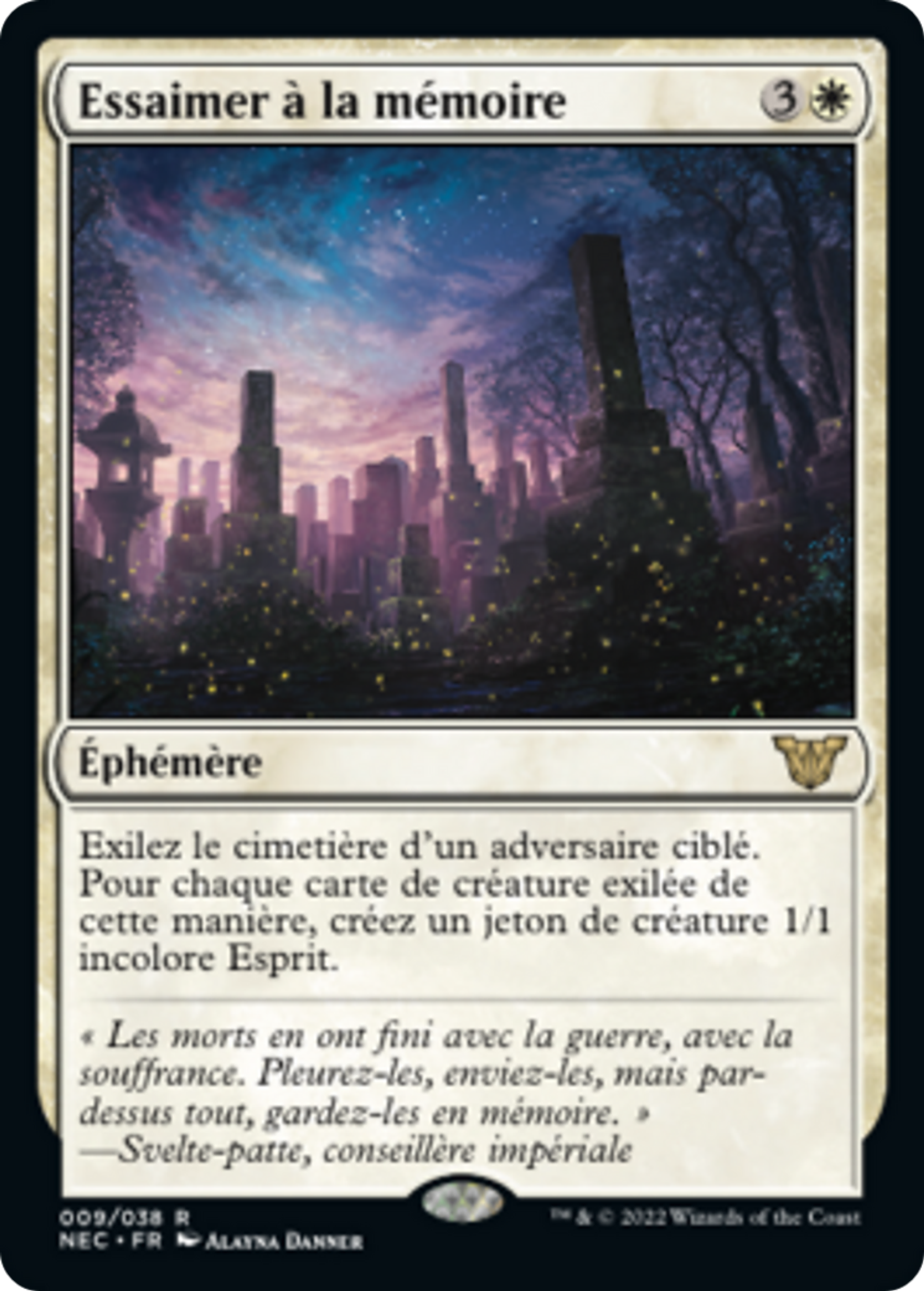 Essaimer à la mémoire — Neon Dynasty Commander — Magic: The Gathering