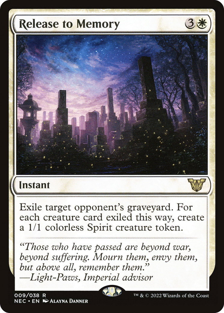 Release to Memory — Neon Dynasty Commander — Magic: The Gathering