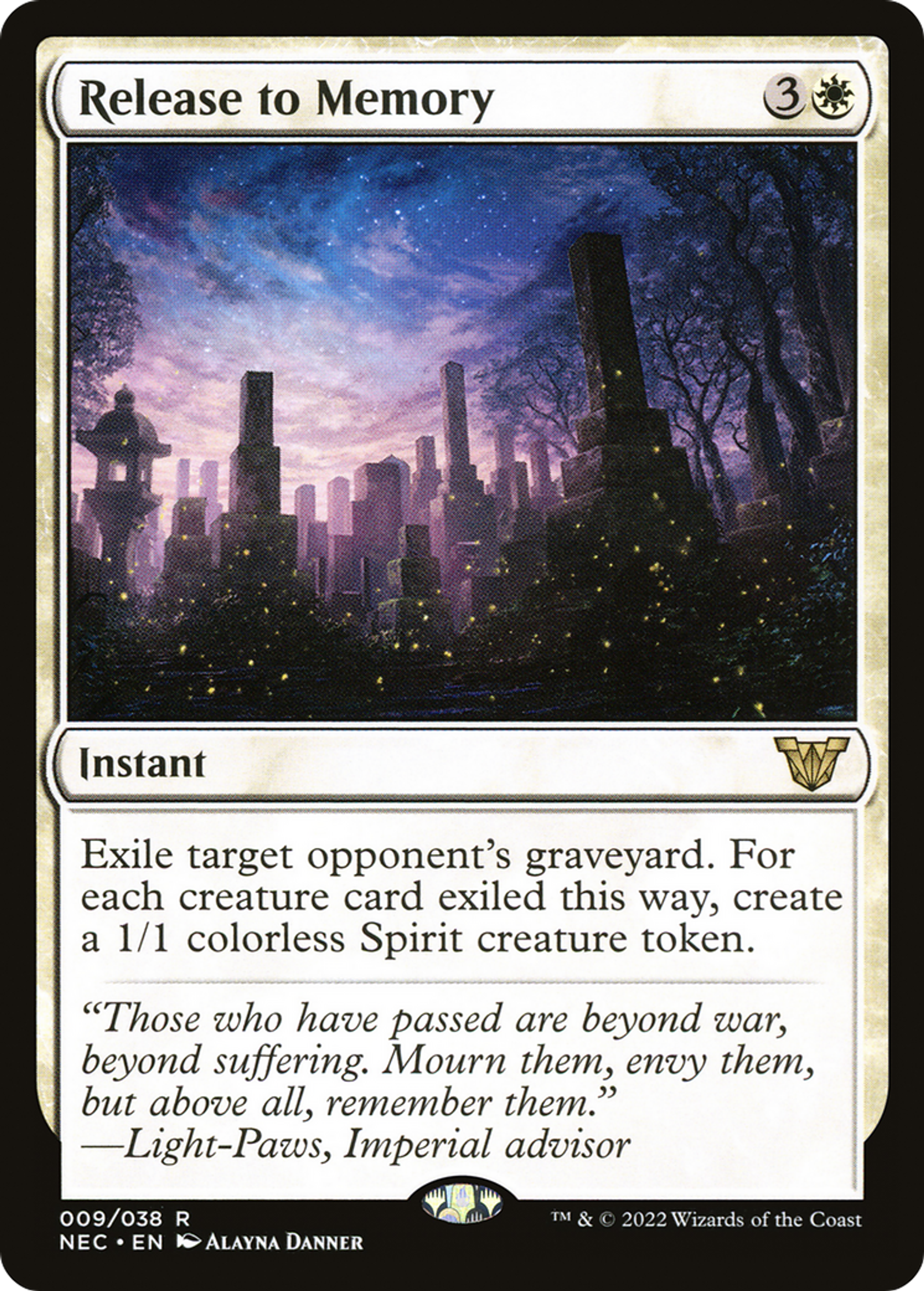 Release to Memory — Neon Dynasty Commander — Magic: The Gathering