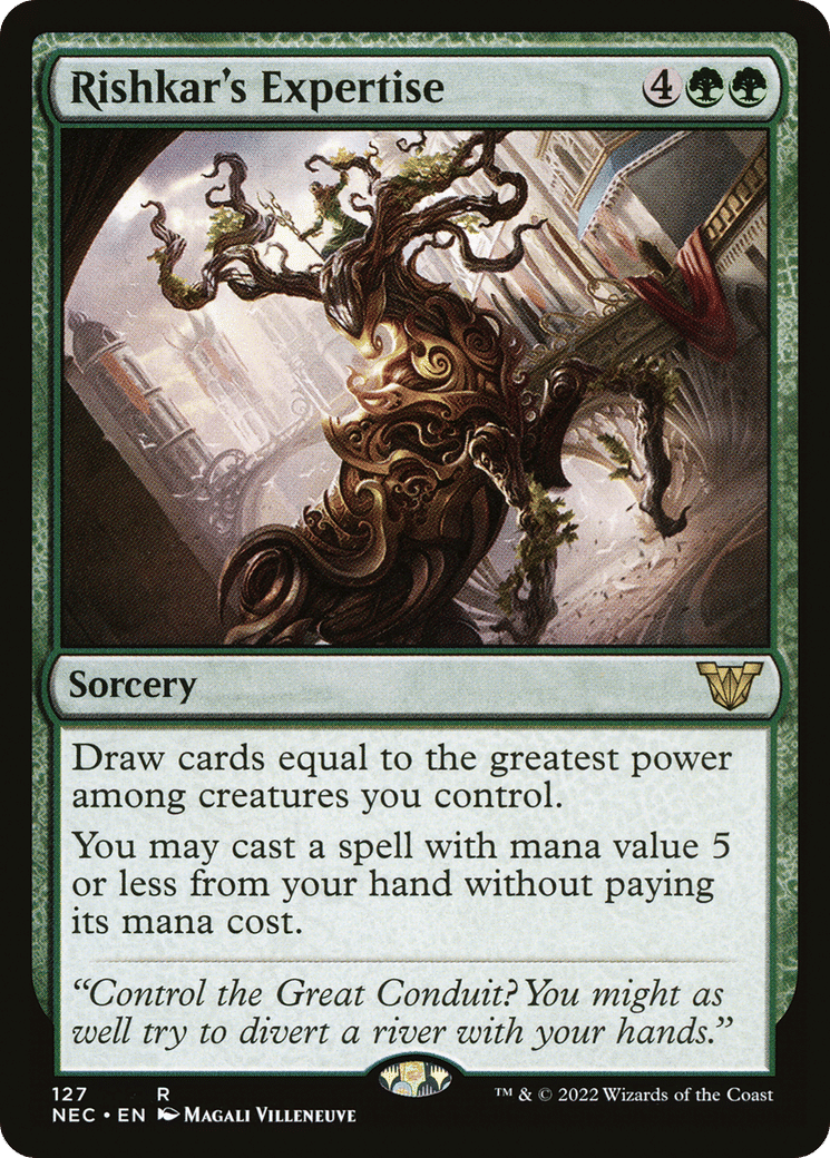 Rishkar's Expertise — Neon Dynasty Commander — Magic: The Gathering