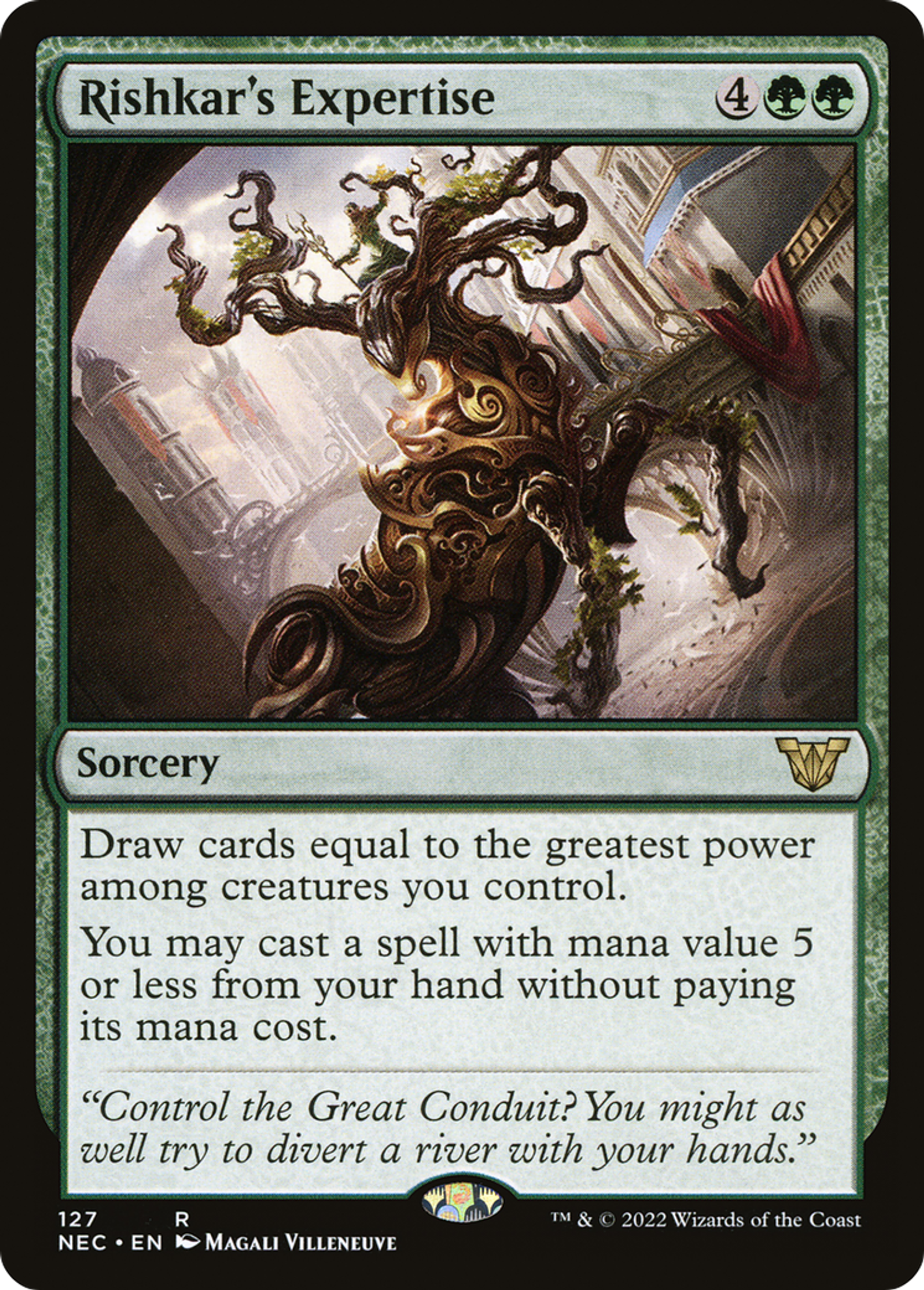 Rishkar's Expertise — Neon Dynasty Commander — Magic: The Gathering