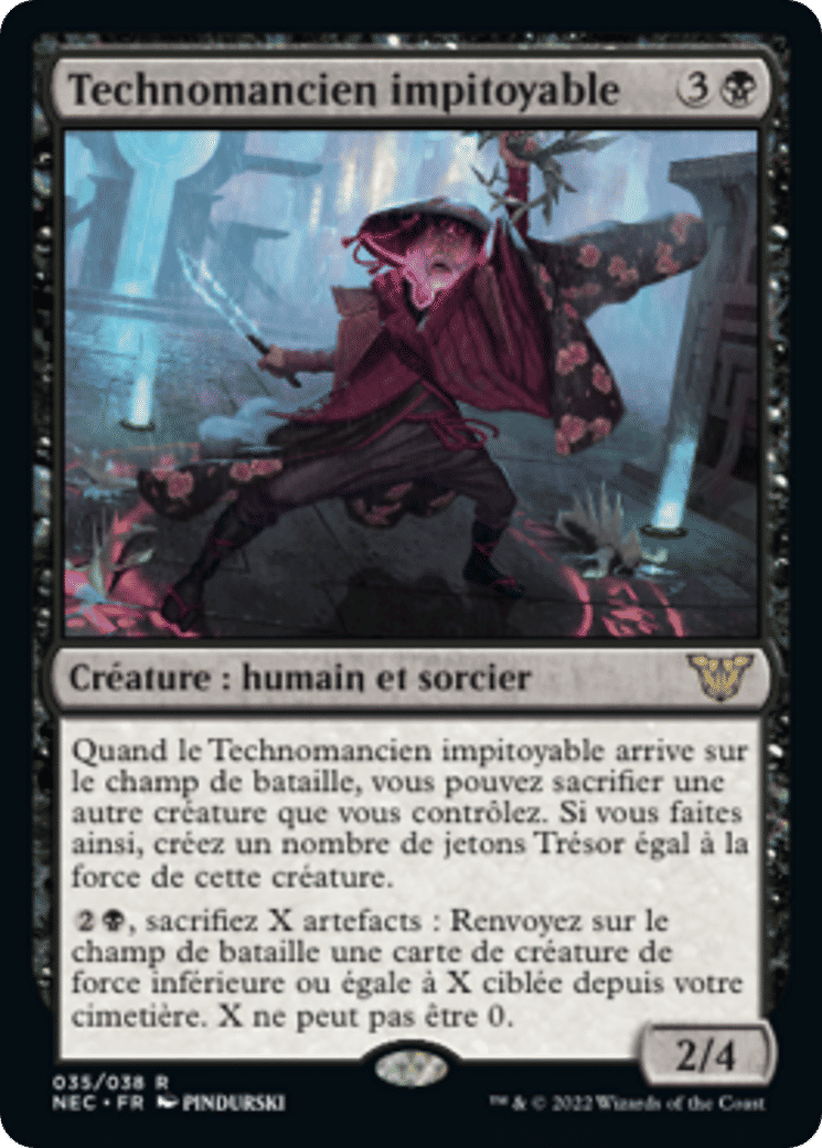 Technomancien impitoyable — Neon Dynasty Commander — Magic: The Gathering