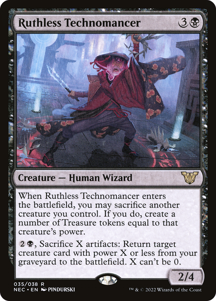 Ruthless Technomancer — Neon Dynasty Commander — Magic: The Gathering