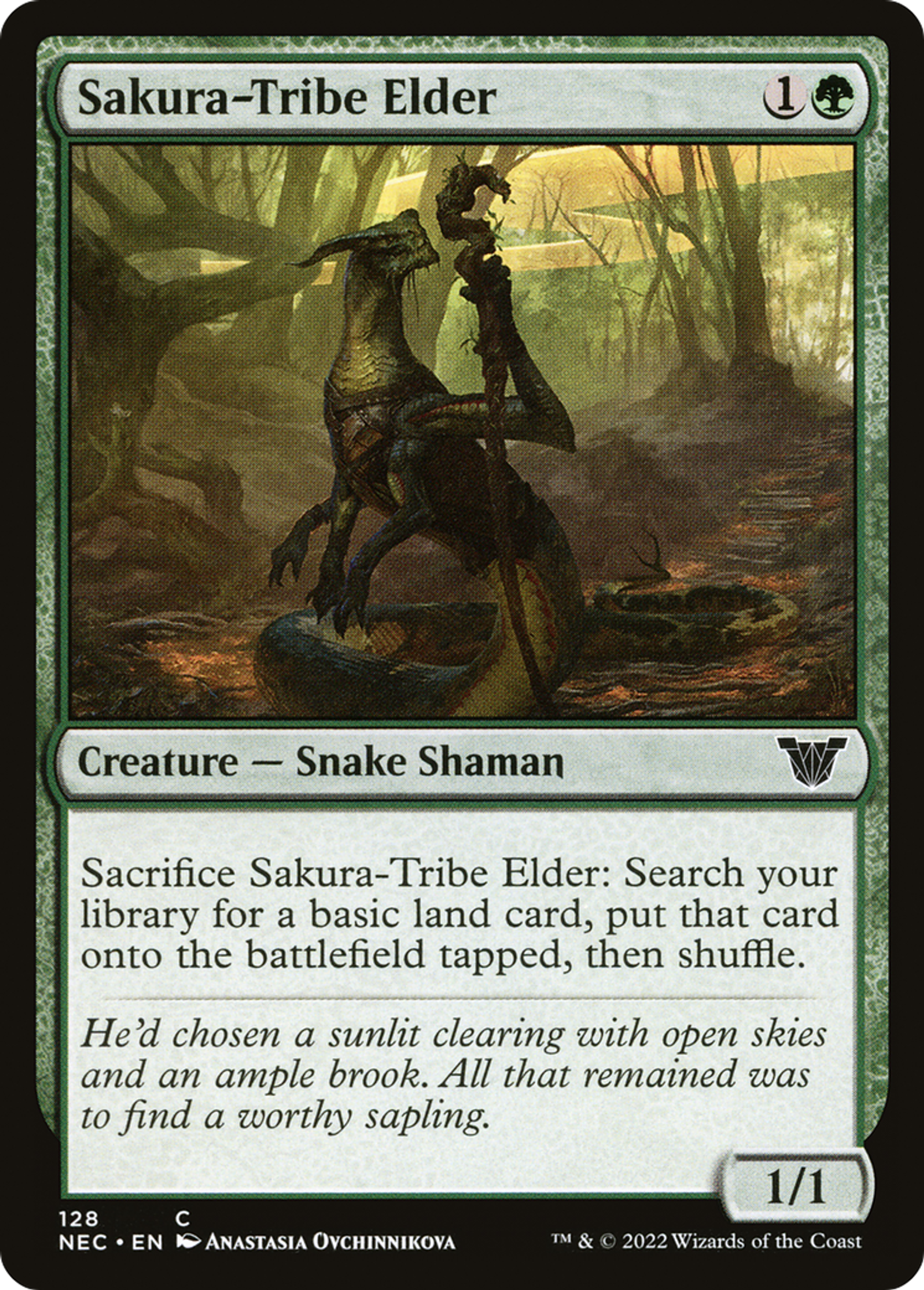 Sakura-Tribe Elder — Neon Dynasty Commander — Magic: The Gathering