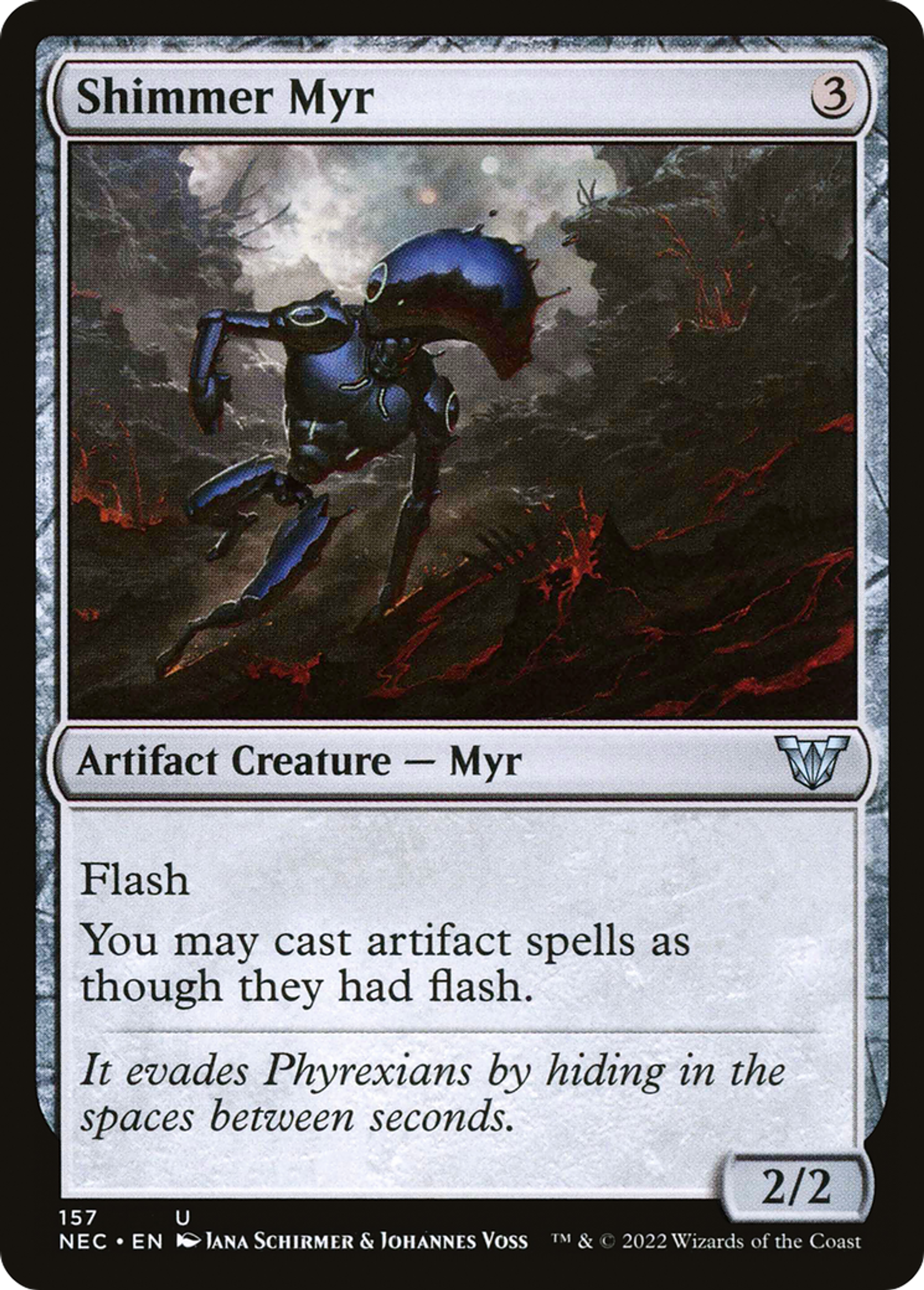 Shimmer Myr — Neon Dynasty Commander — Magic: The Gathering