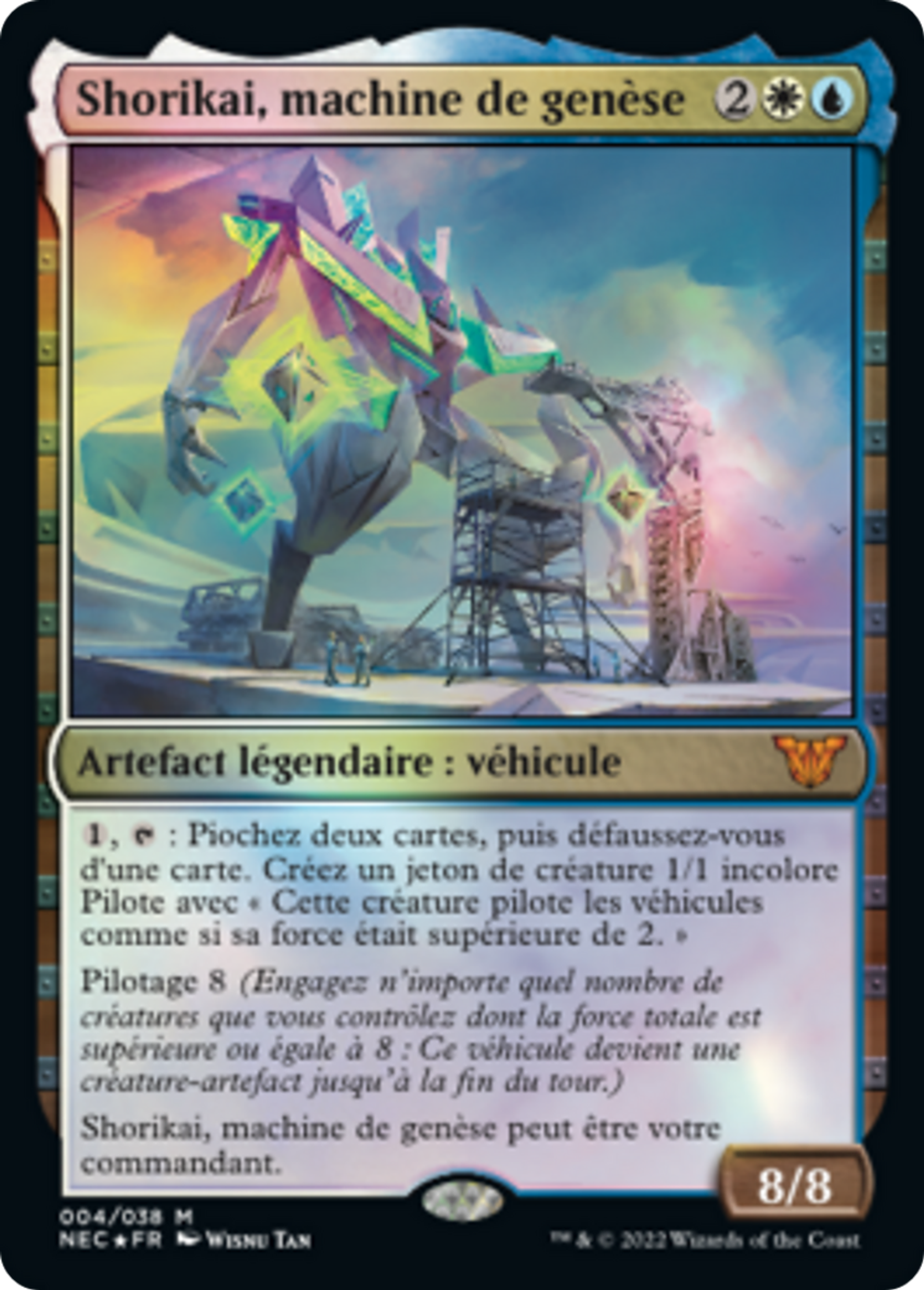 Shorikai, machine de genèse — Neon Dynasty Commander — Magic: The Gathering