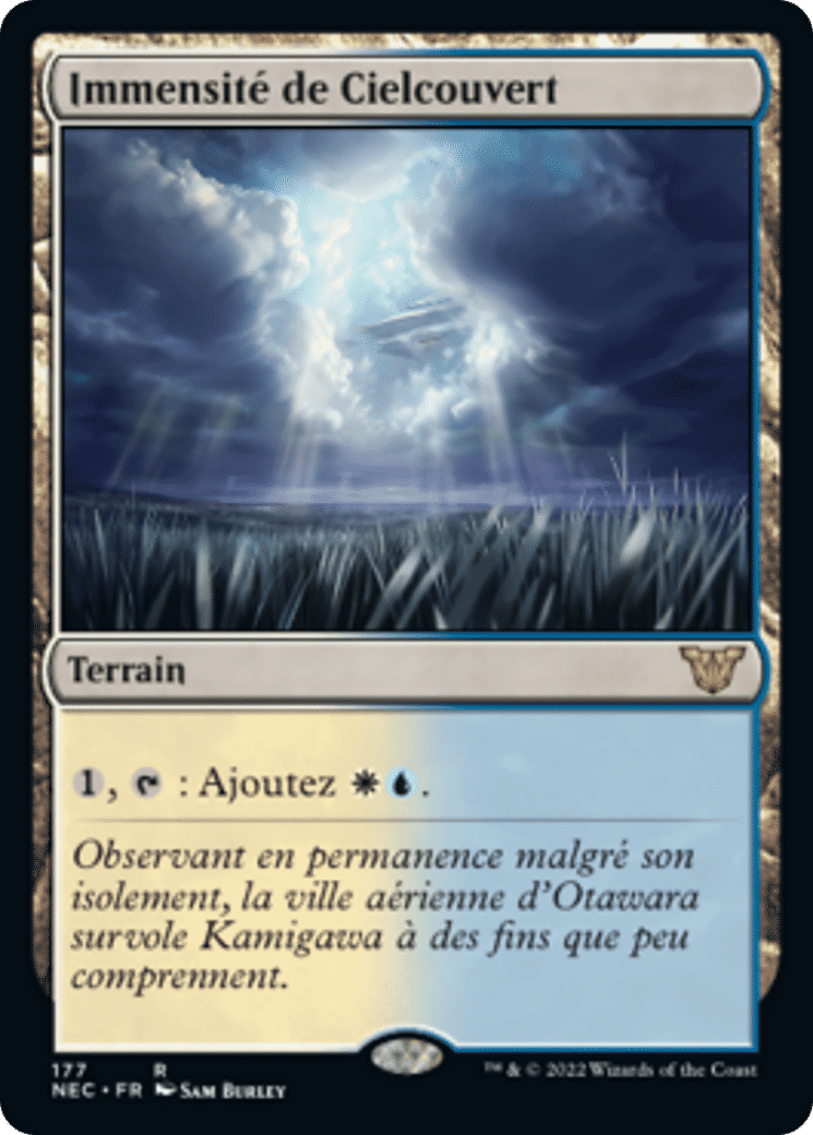 Immensité de Cielcouvert — Neon Dynasty Commander — Magic: The Gathering
