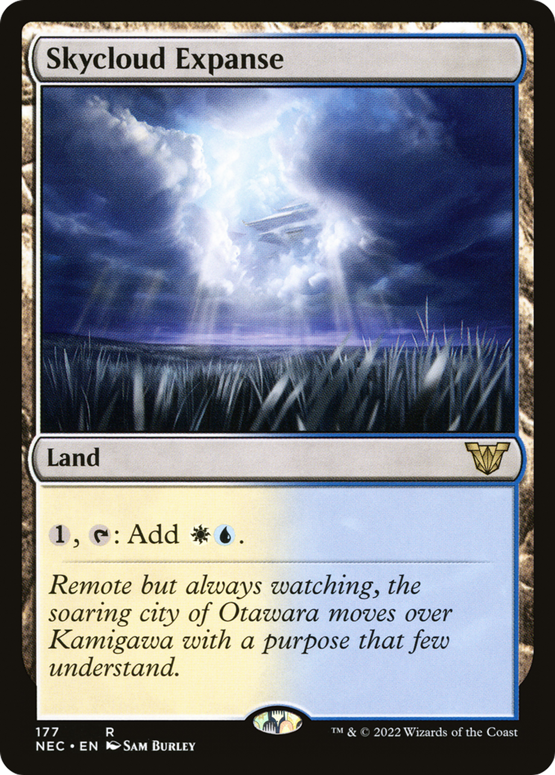Skycloud Expanse — Neon Dynasty Commander — Magic: The Gathering