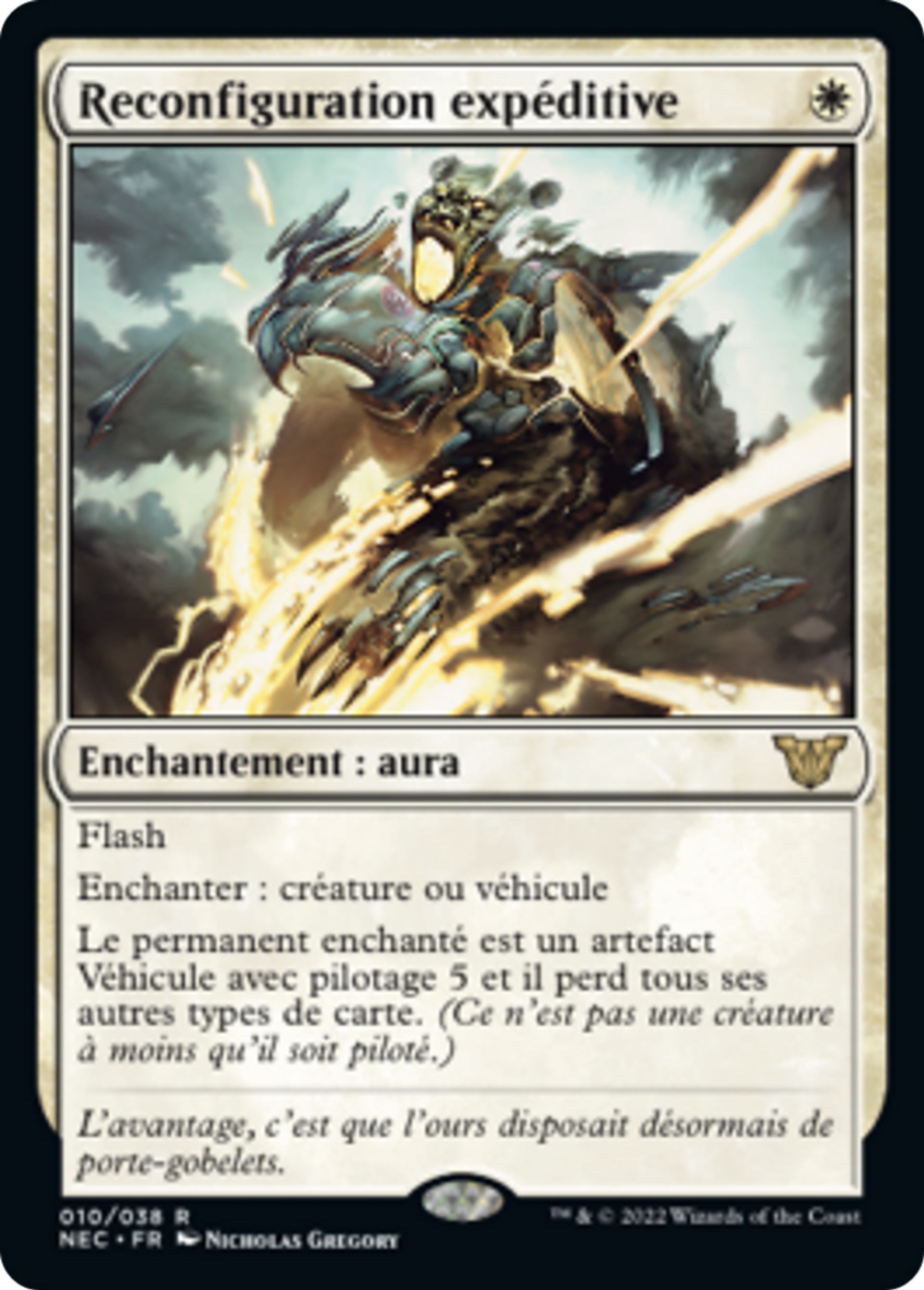 Reconfiguration expéditive — Neon Dynasty Commander — Magic: The Gathering