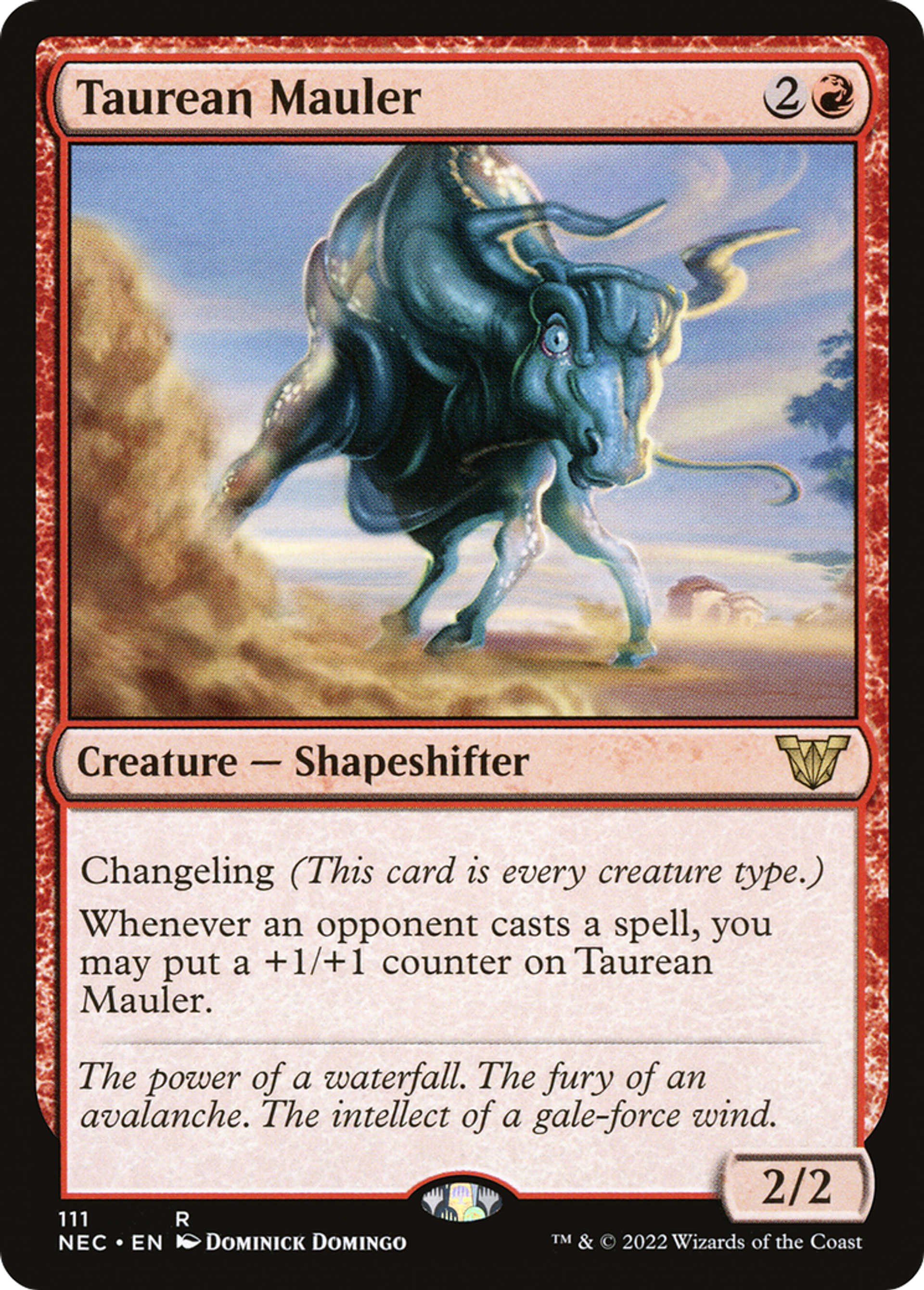 Taurean Mauler — Neon Dynasty Commander — Magic: The Gathering