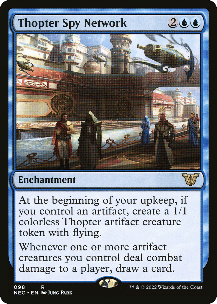 Thopter Spy Network — Neon Dynasty Commander — Magic: The Gathering