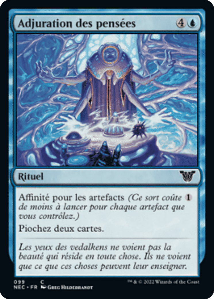 Adjuration des pensées — Neon Dynasty Commander — Magic: The Gathering