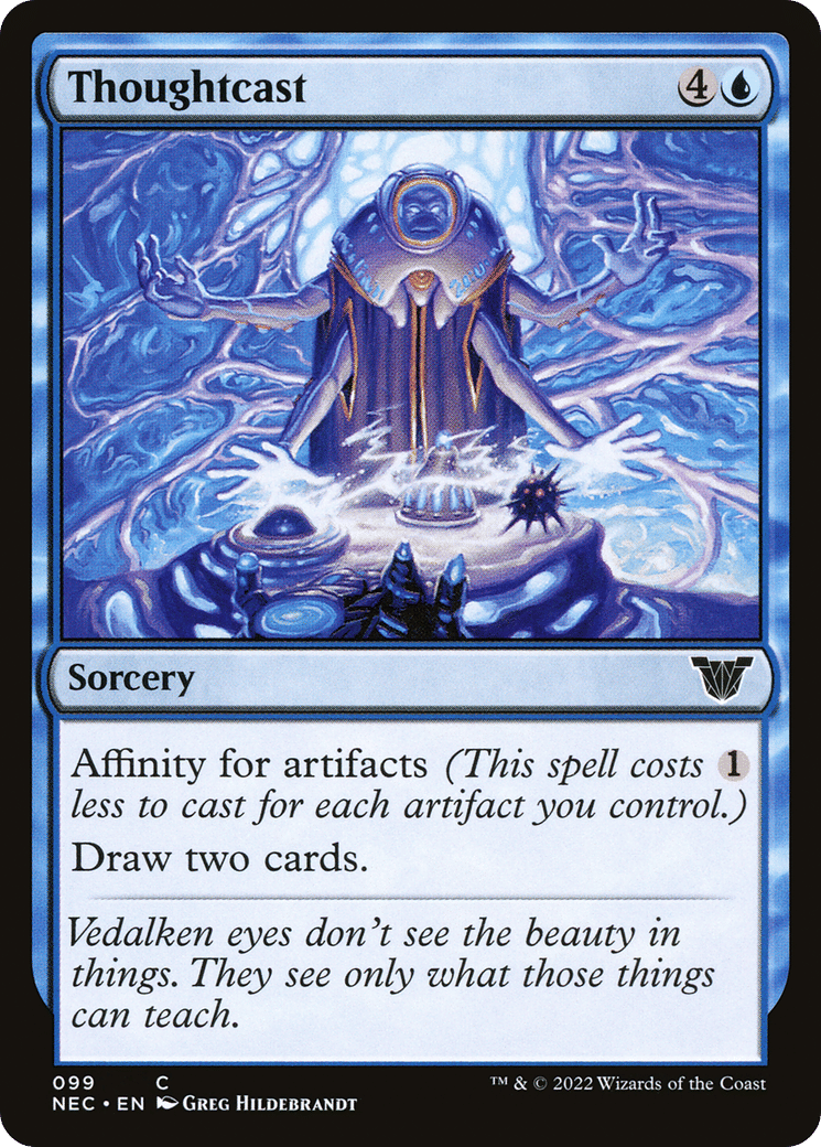 Thoughtcast — Neon Dynasty Commander — Magic: The Gathering