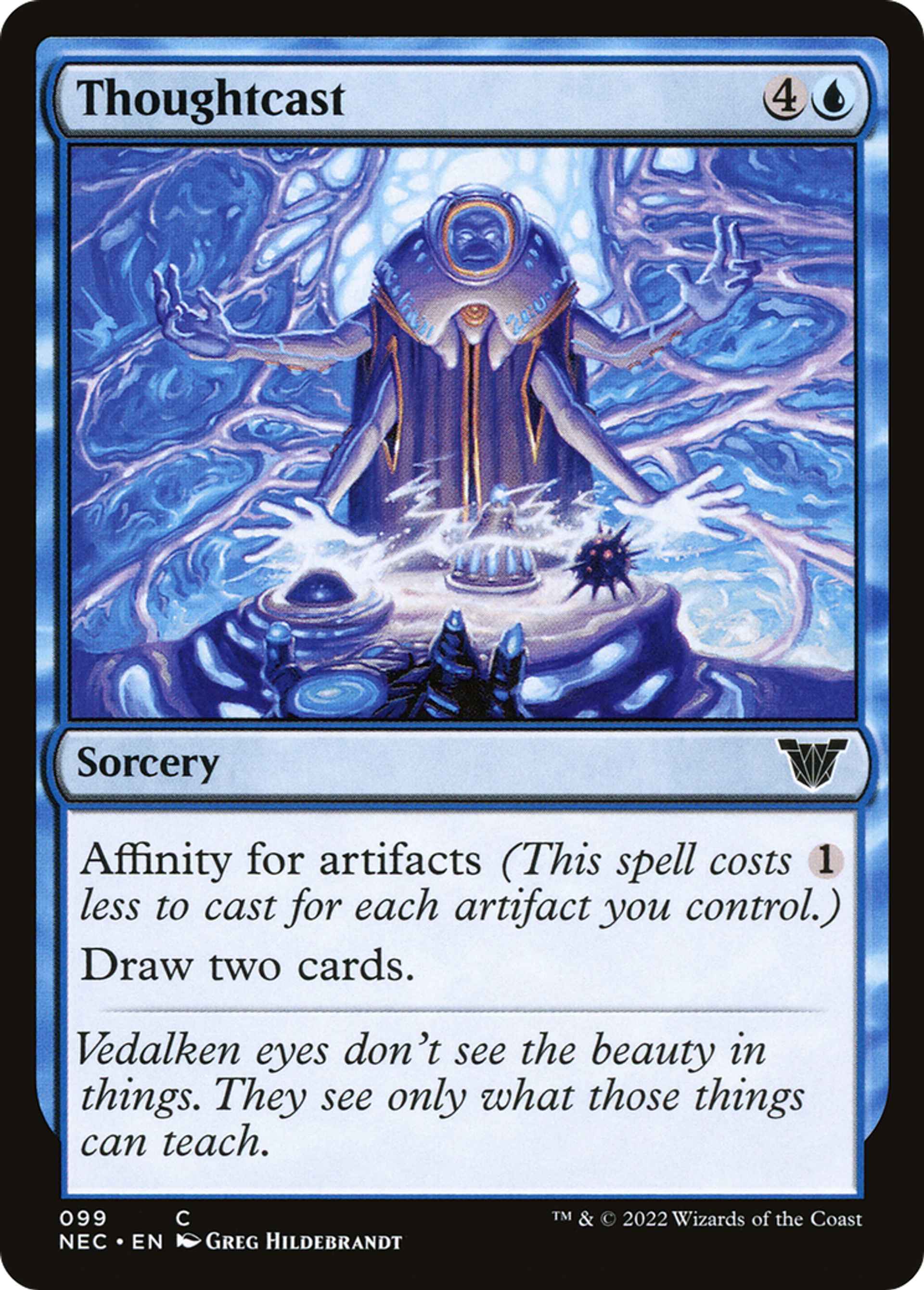 Adjuration des pensées — Neon Dynasty Commander — Magic: The Gathering