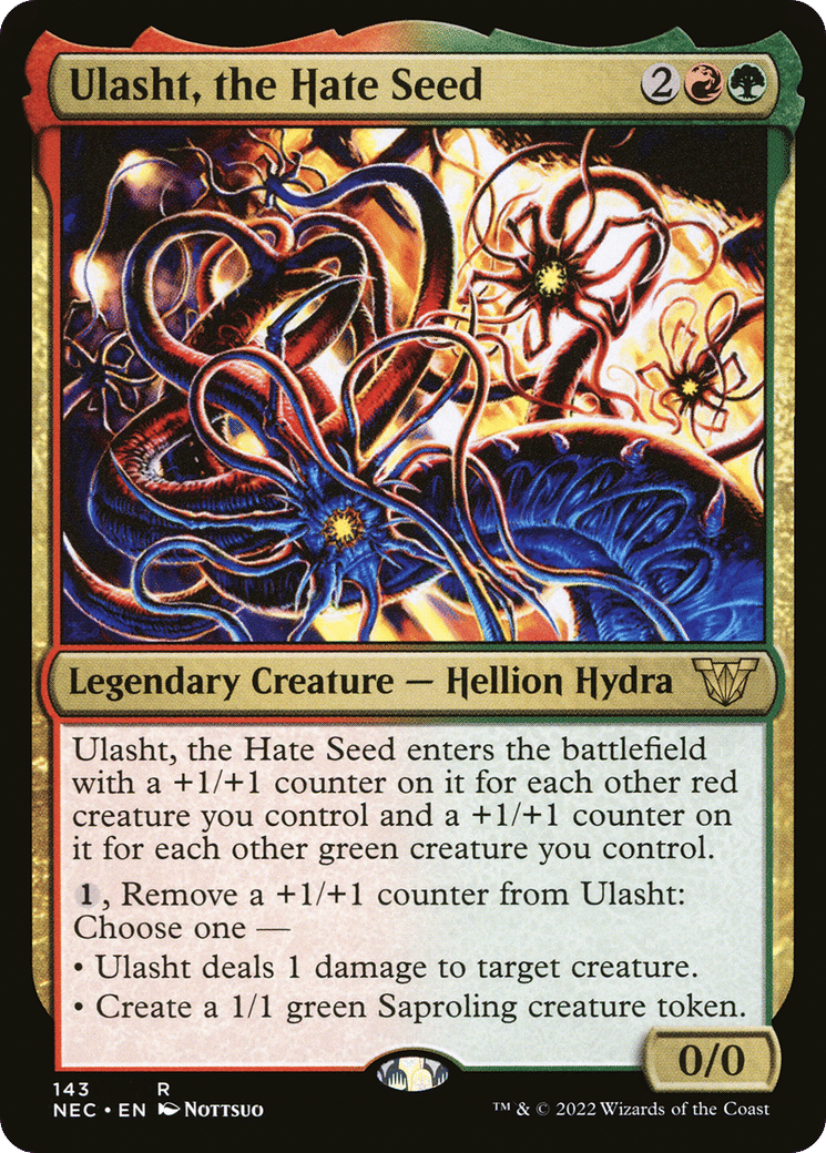Ulasht, the Hate Seed — Neon Dynasty Commander — Magic: The Gathering