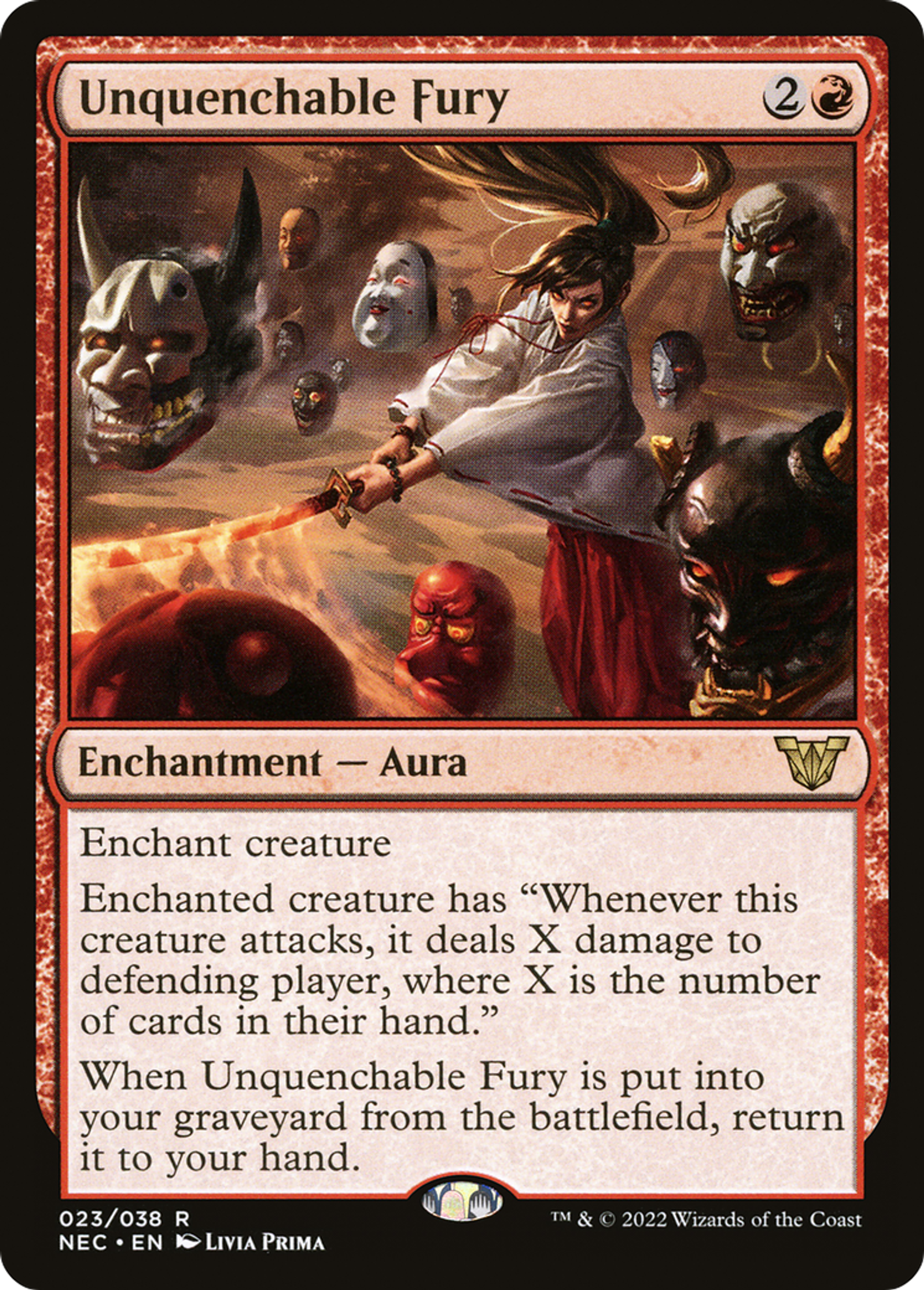 Unquenchable Fury — Neon Dynasty Commander — Magic: The Gathering