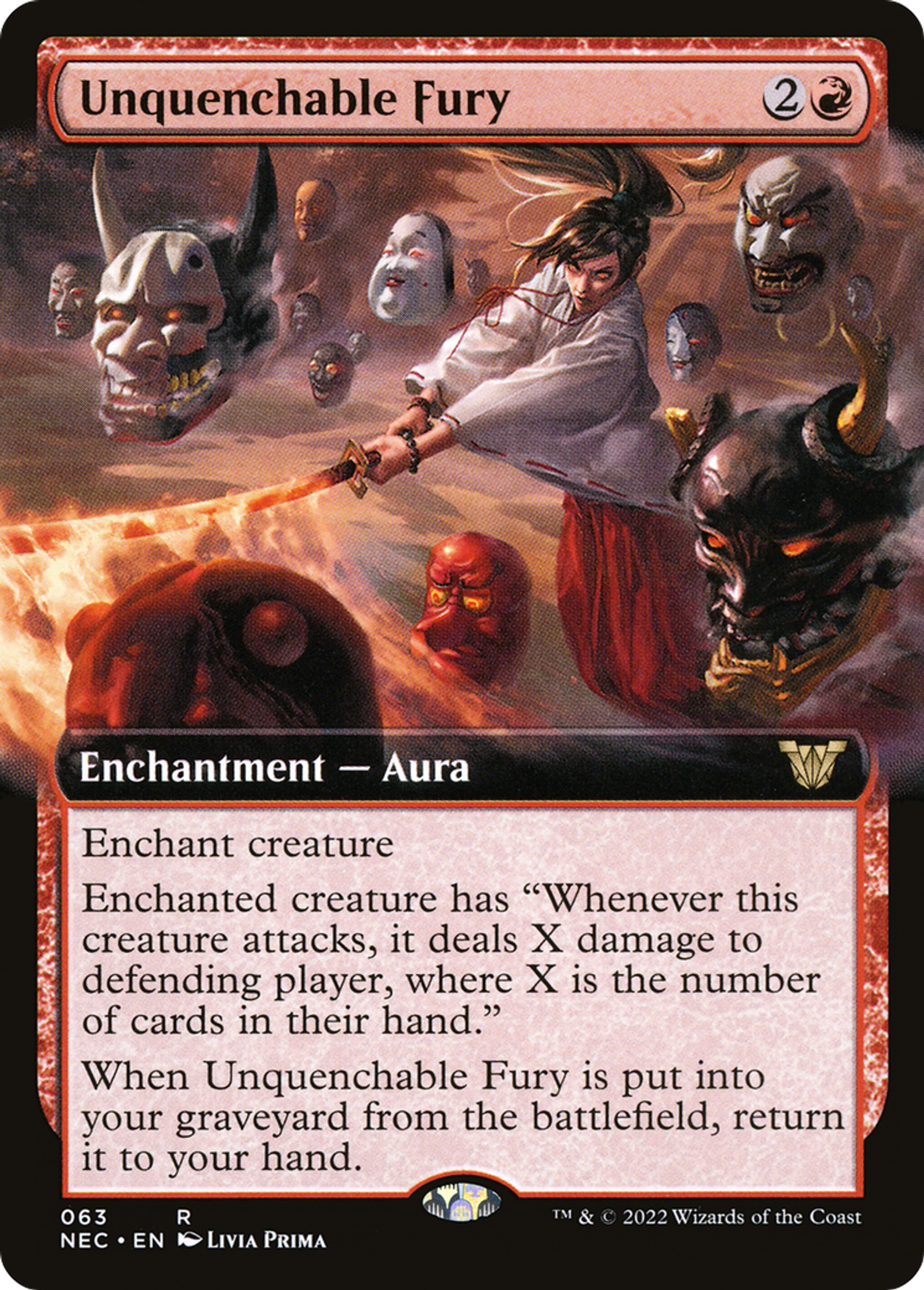 Unquenchable Fury — Neon Dynasty Commander — Magic: The Gathering