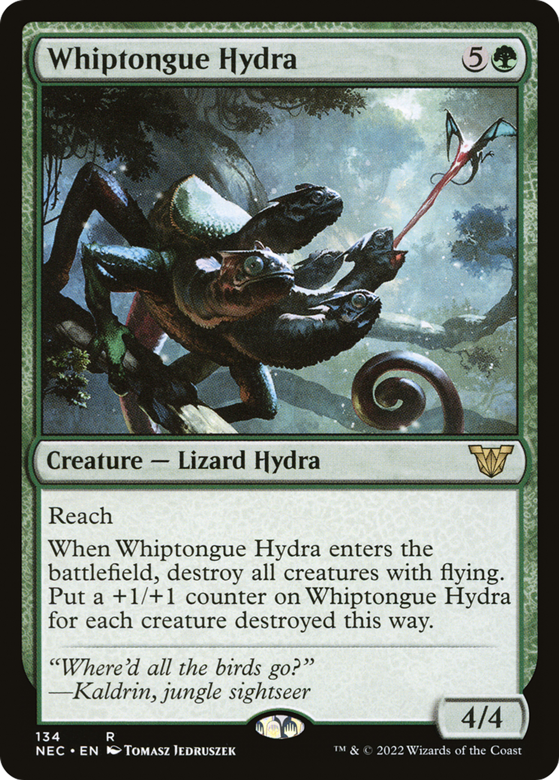 Whiptongue Hydra — Neon Dynasty Commander — Magic: The Gathering