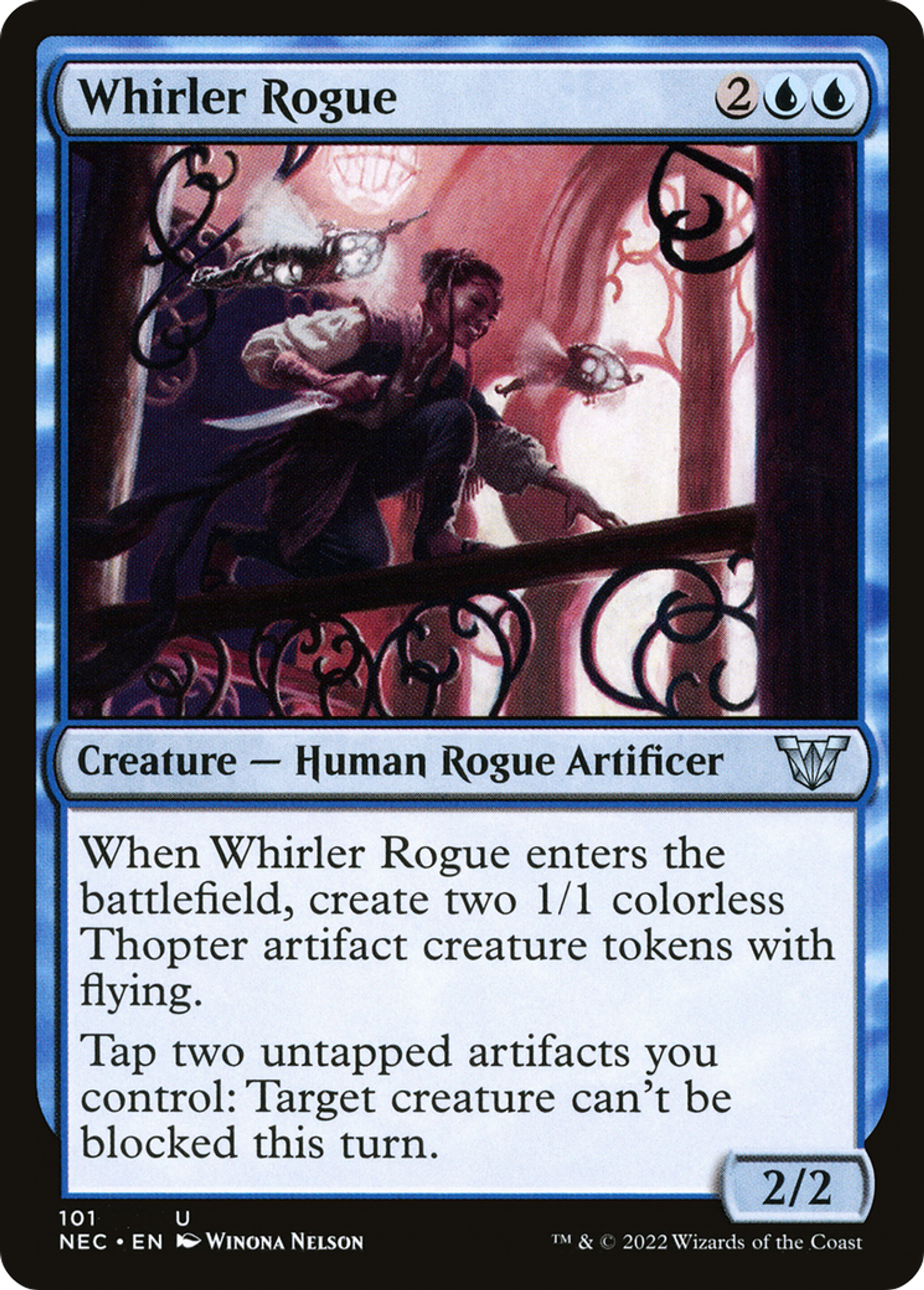 Whirler Rogue — Neon Dynasty Commander — Magic: The Gathering