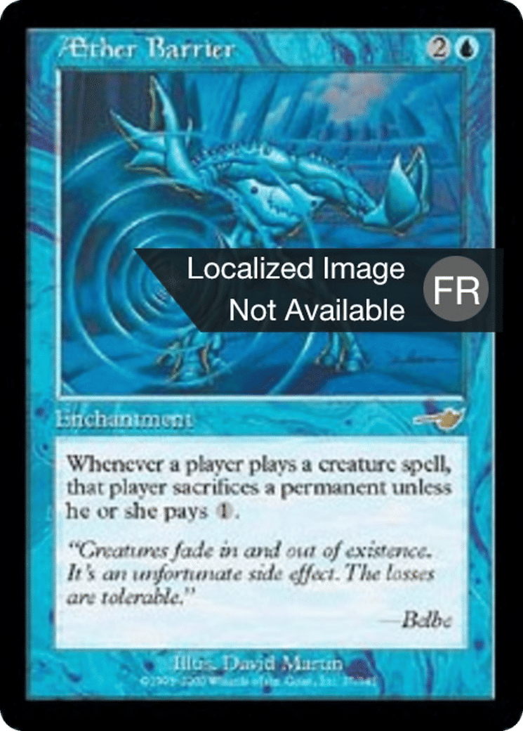 Barrière d'Aether — Nemesis — Magic: The Gathering
