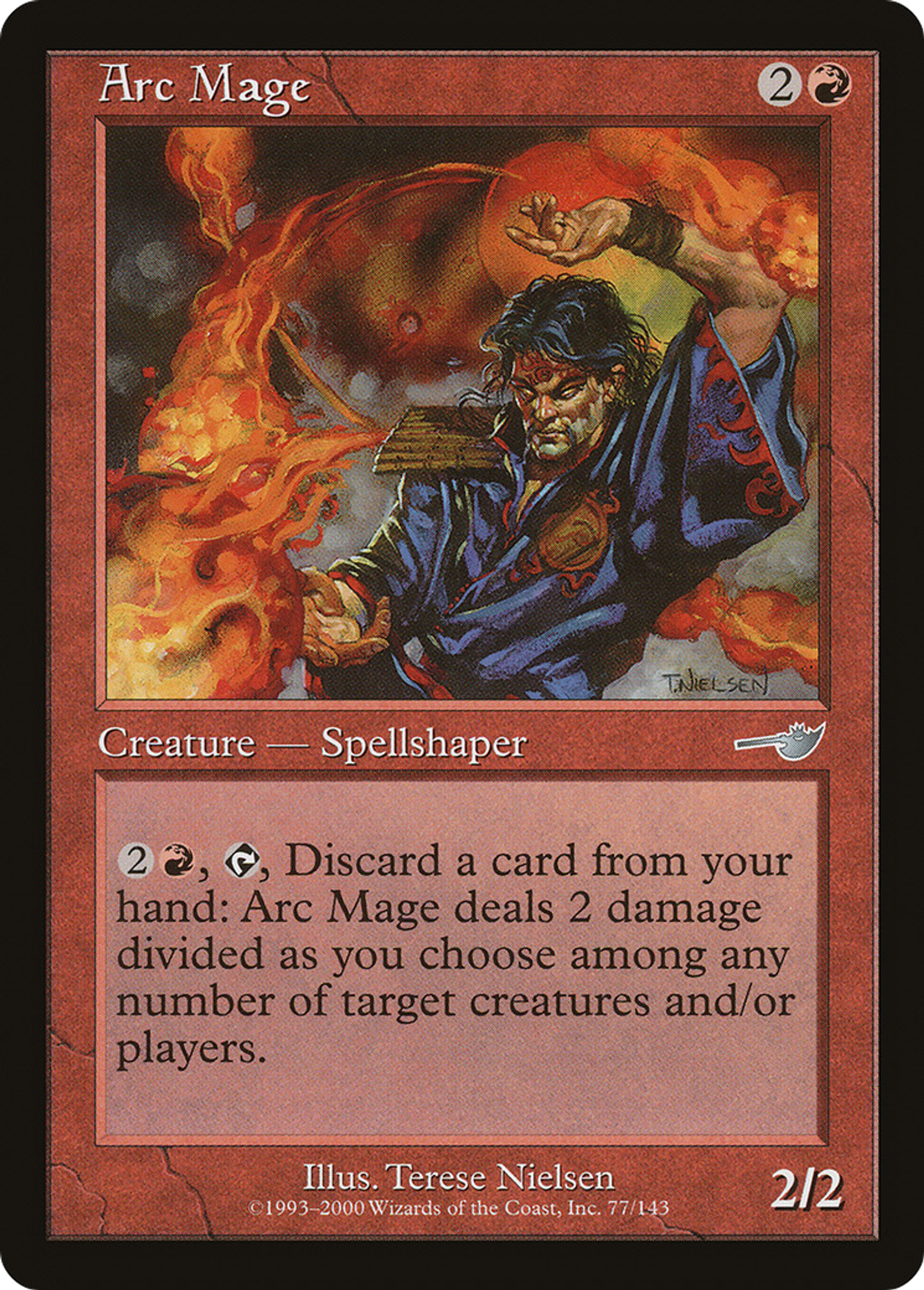 Mage à l'arc de feu — Nemesis — Magic: The Gathering