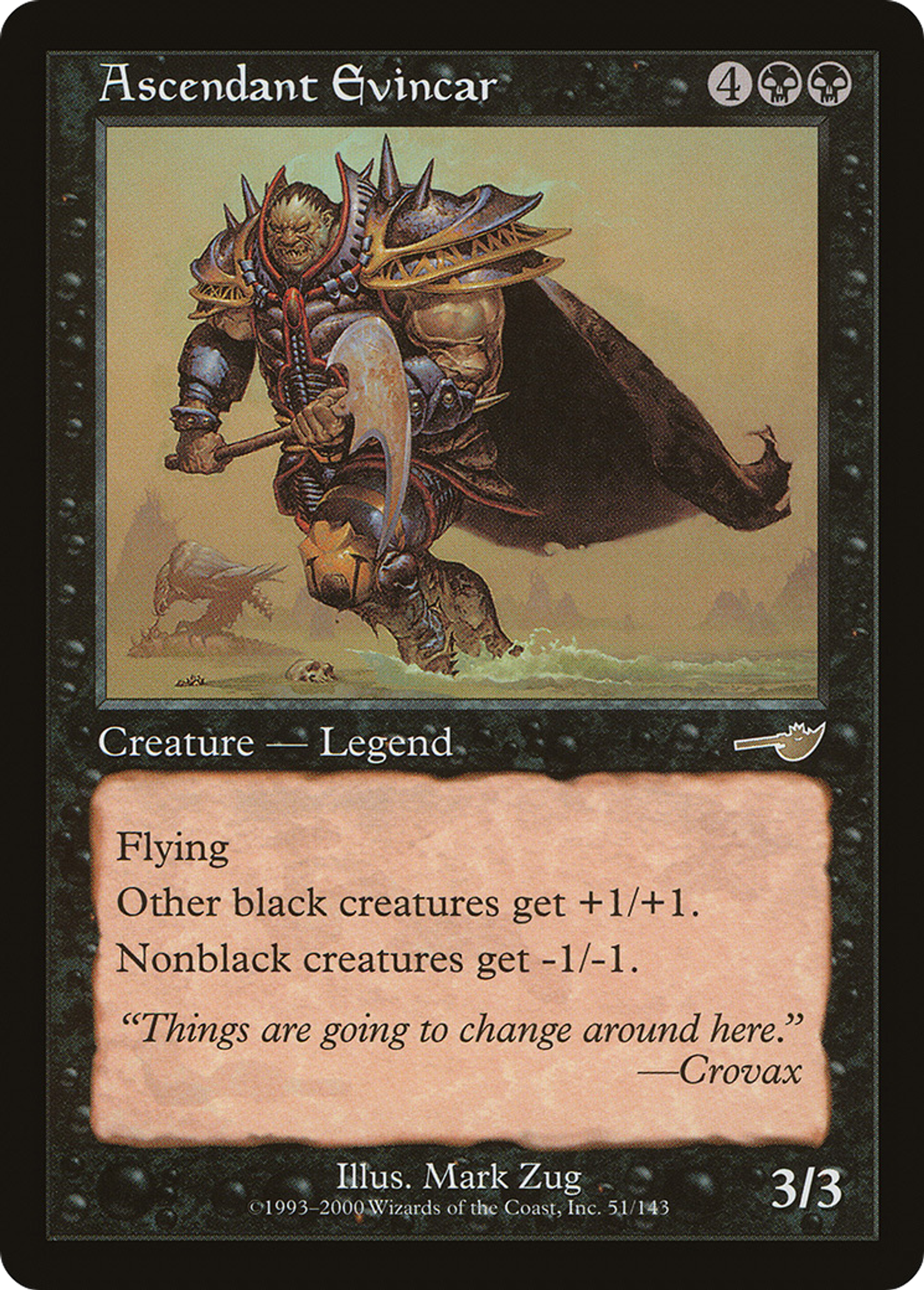 Ascendant Evincar — Nemesis — Magic: The Gathering