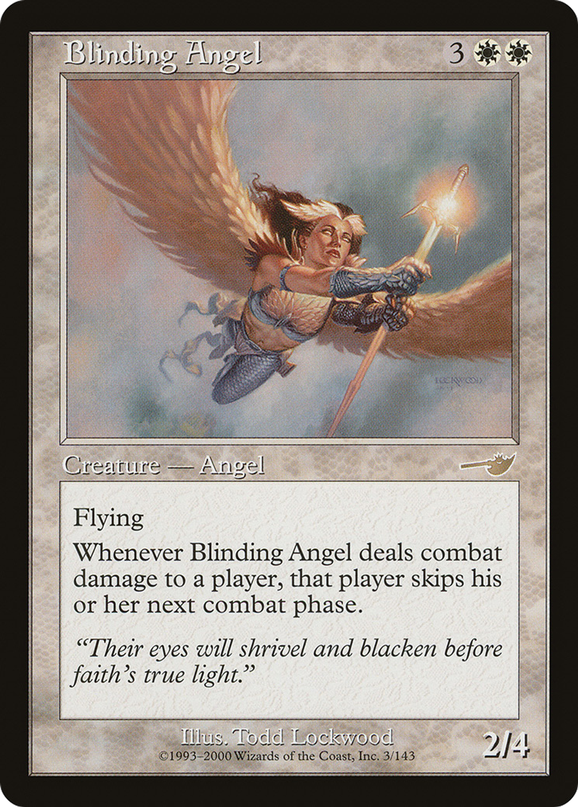 Ange aveuglante — Nemesis — Magic: The Gathering