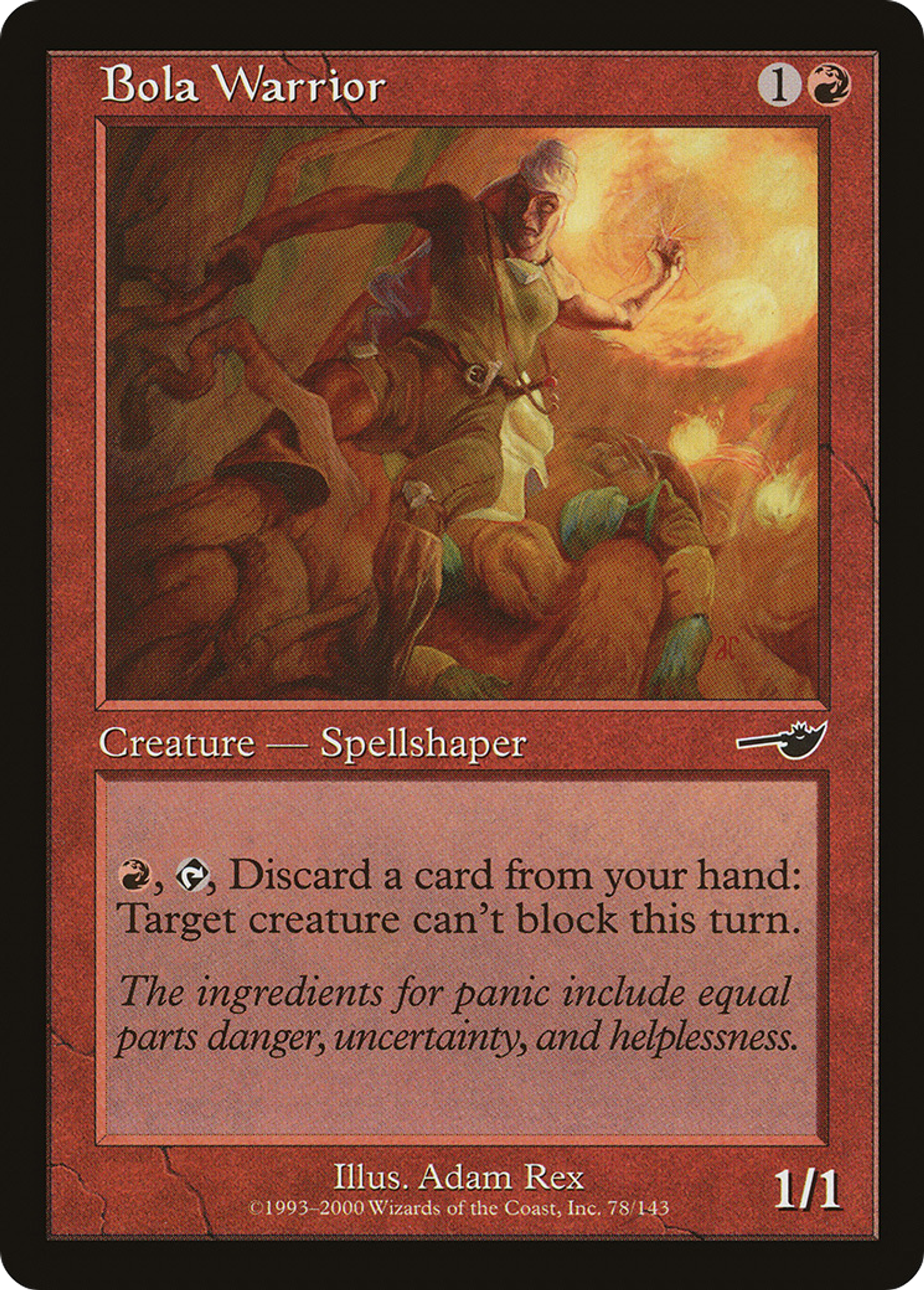 Guerrier aux bolas — Nemesis — Magic: The Gathering