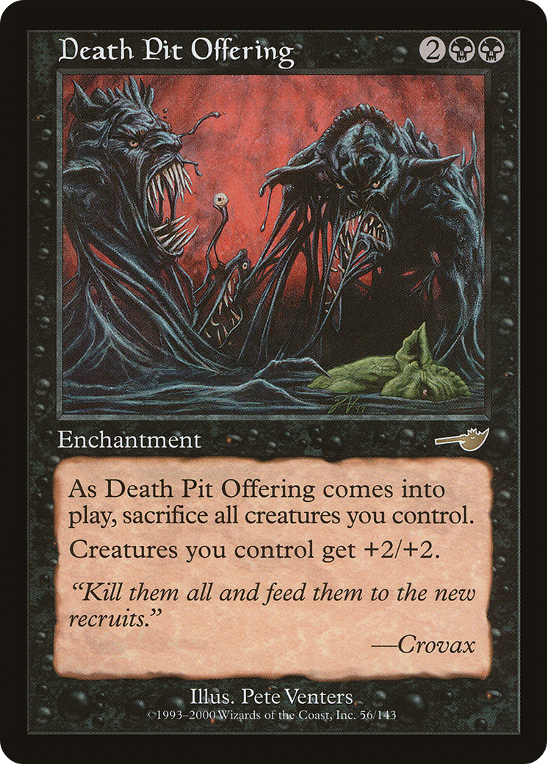 Death Pit Offering — Nemesis — Magic: The Gathering