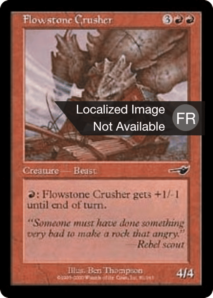 Écrabouilleur de fluipierre — Nemesis — Magic: The Gathering