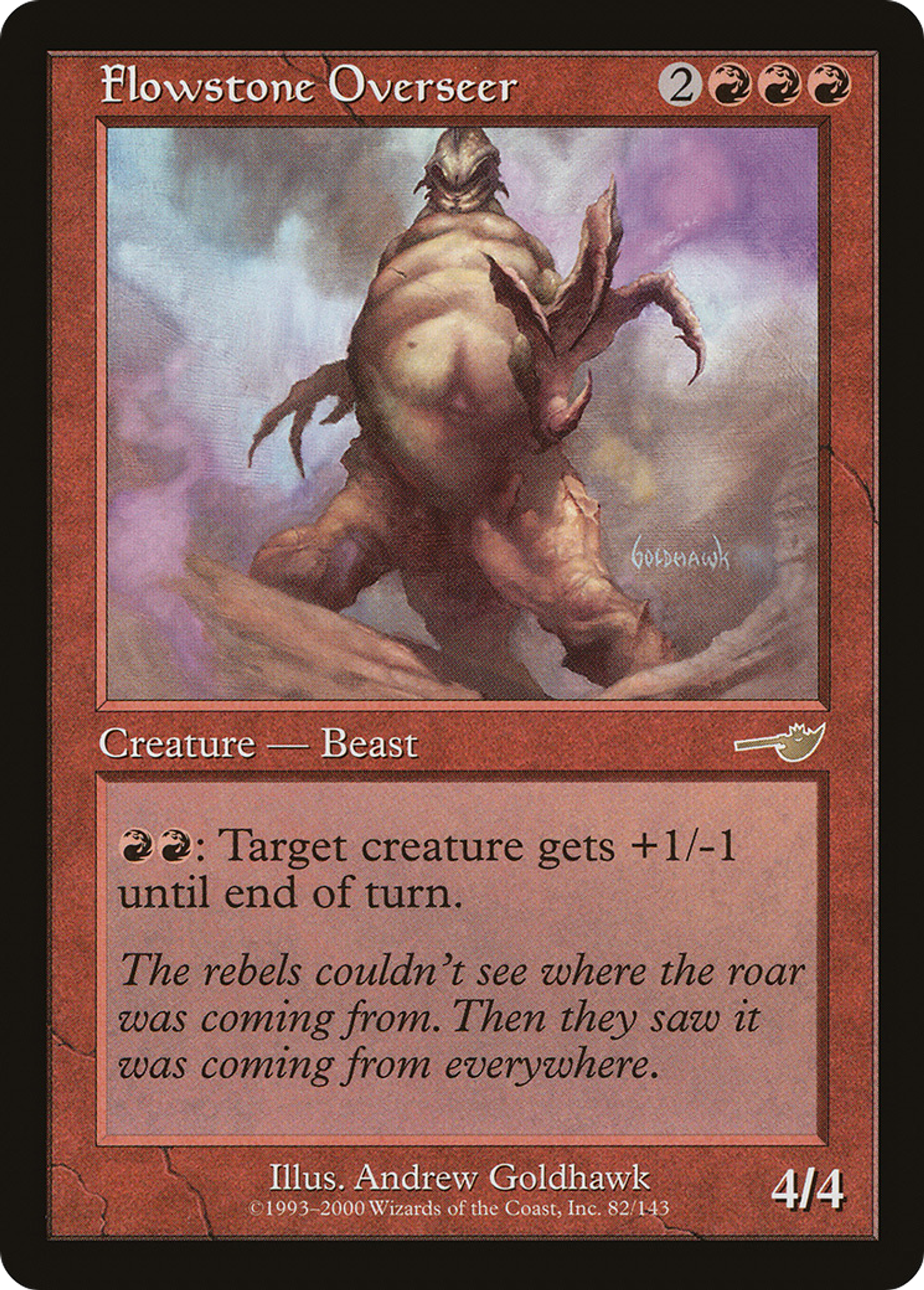Flowstone Overseer — Nemesis — Magic: The Gathering