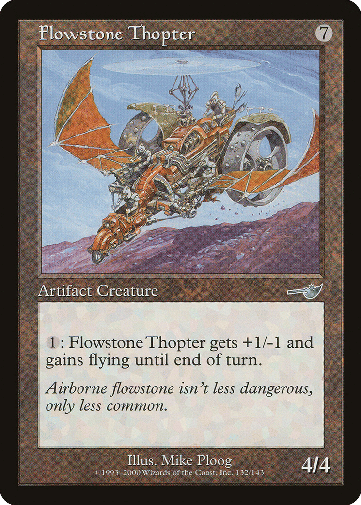 Flowstone Thopter — Nemesis — Magic: The Gathering
