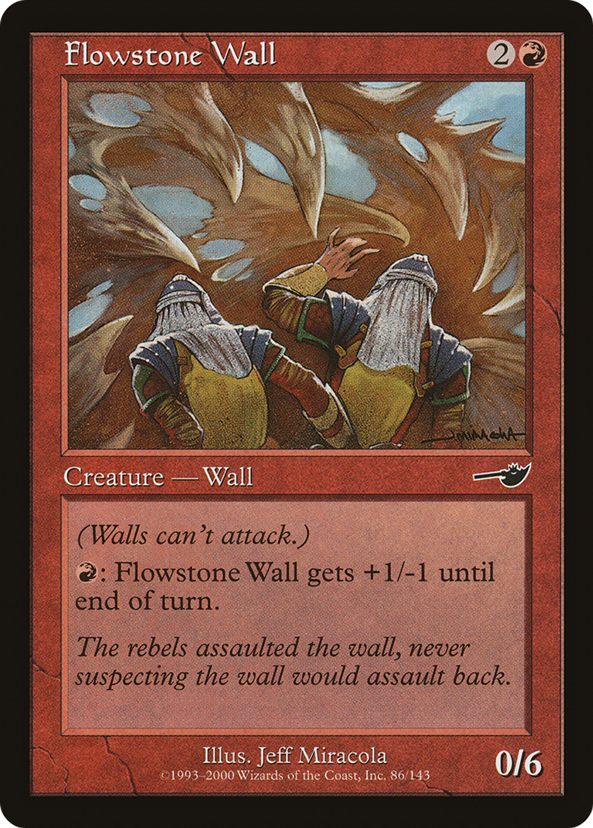 Mur de fluipierre — Nemesis — Magic: The Gathering