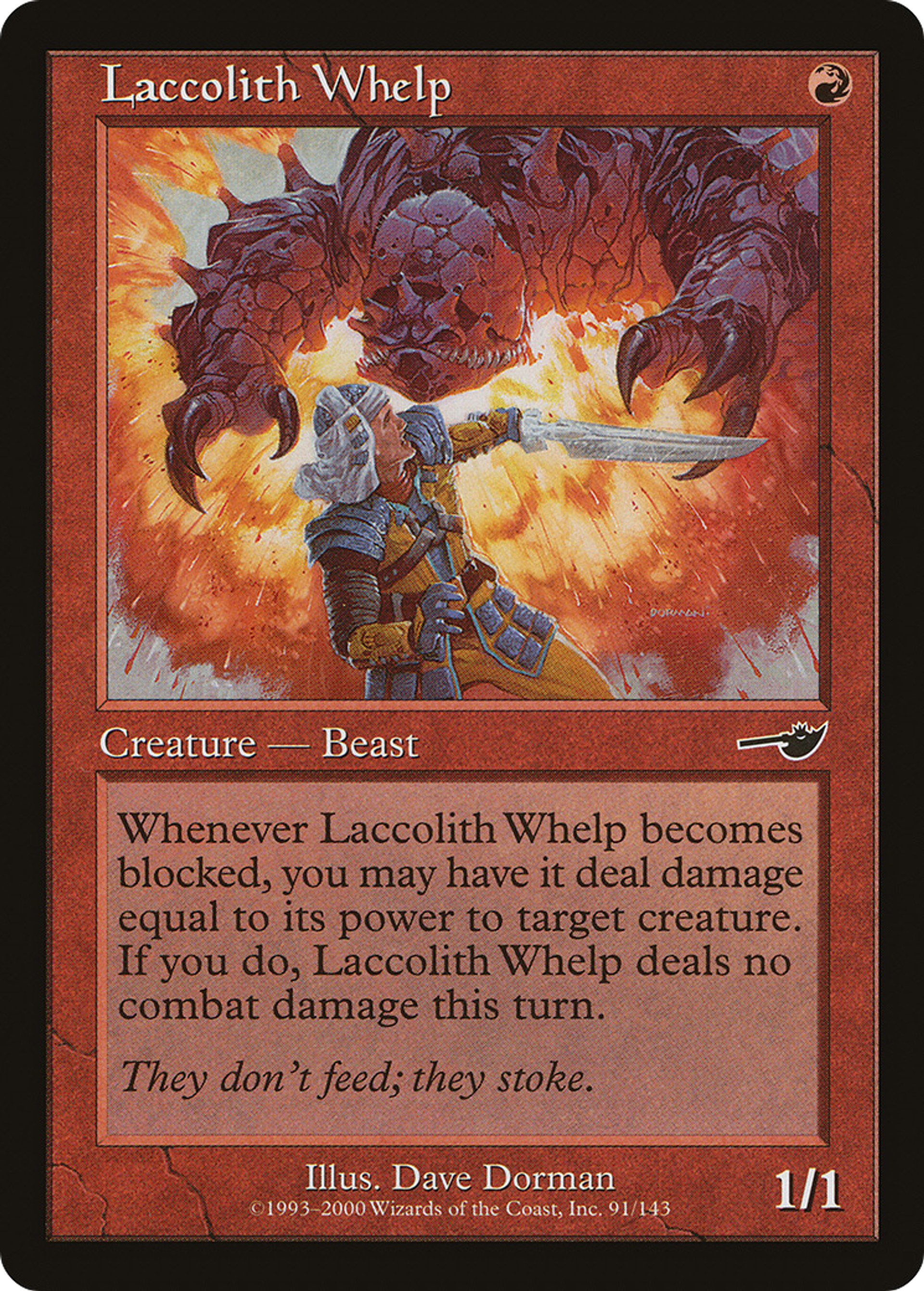 Avorton de laccolithe — Nemesis — Magic: The Gathering