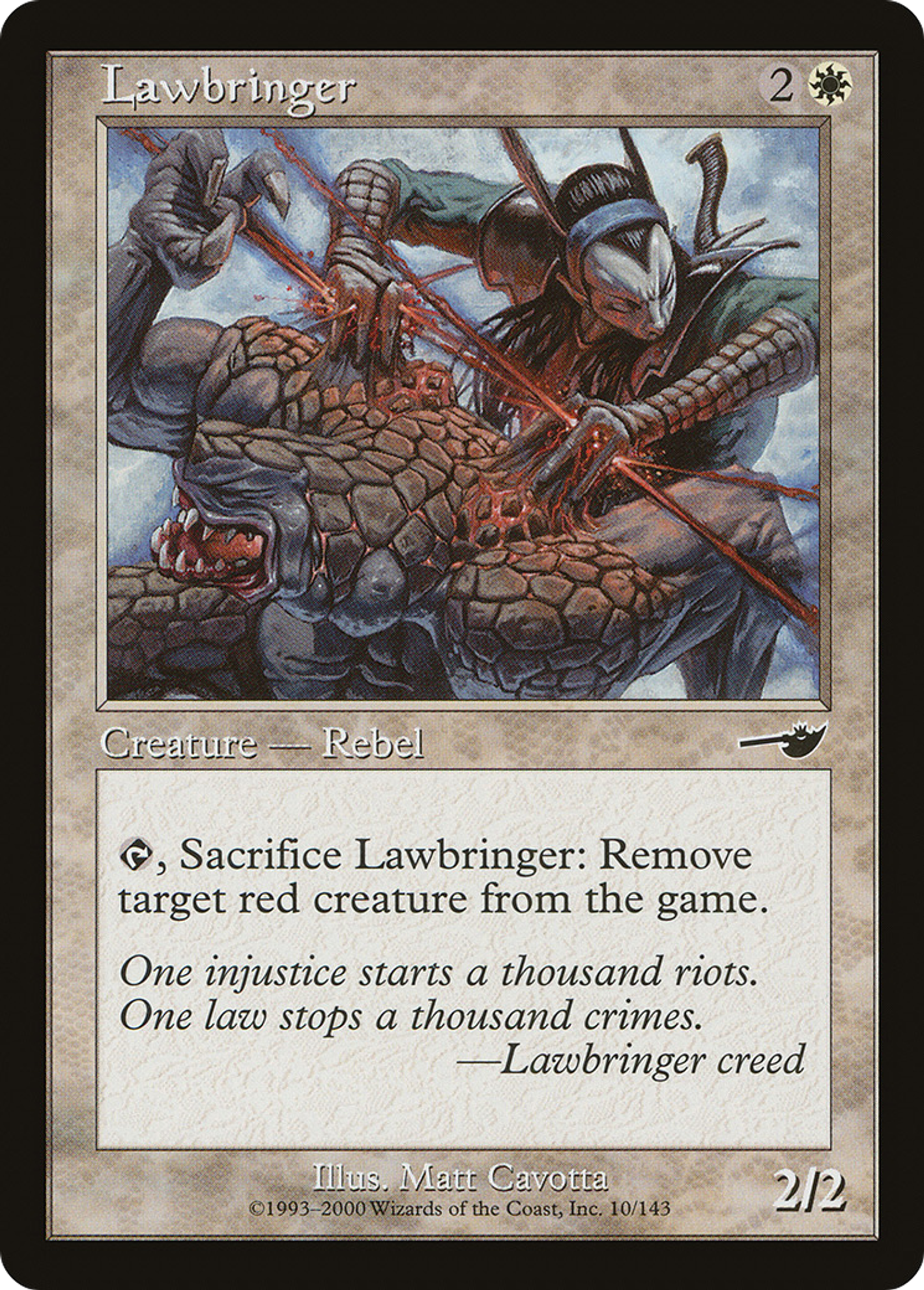 Porteur de la Loi — Nemesis — Magic: The Gathering